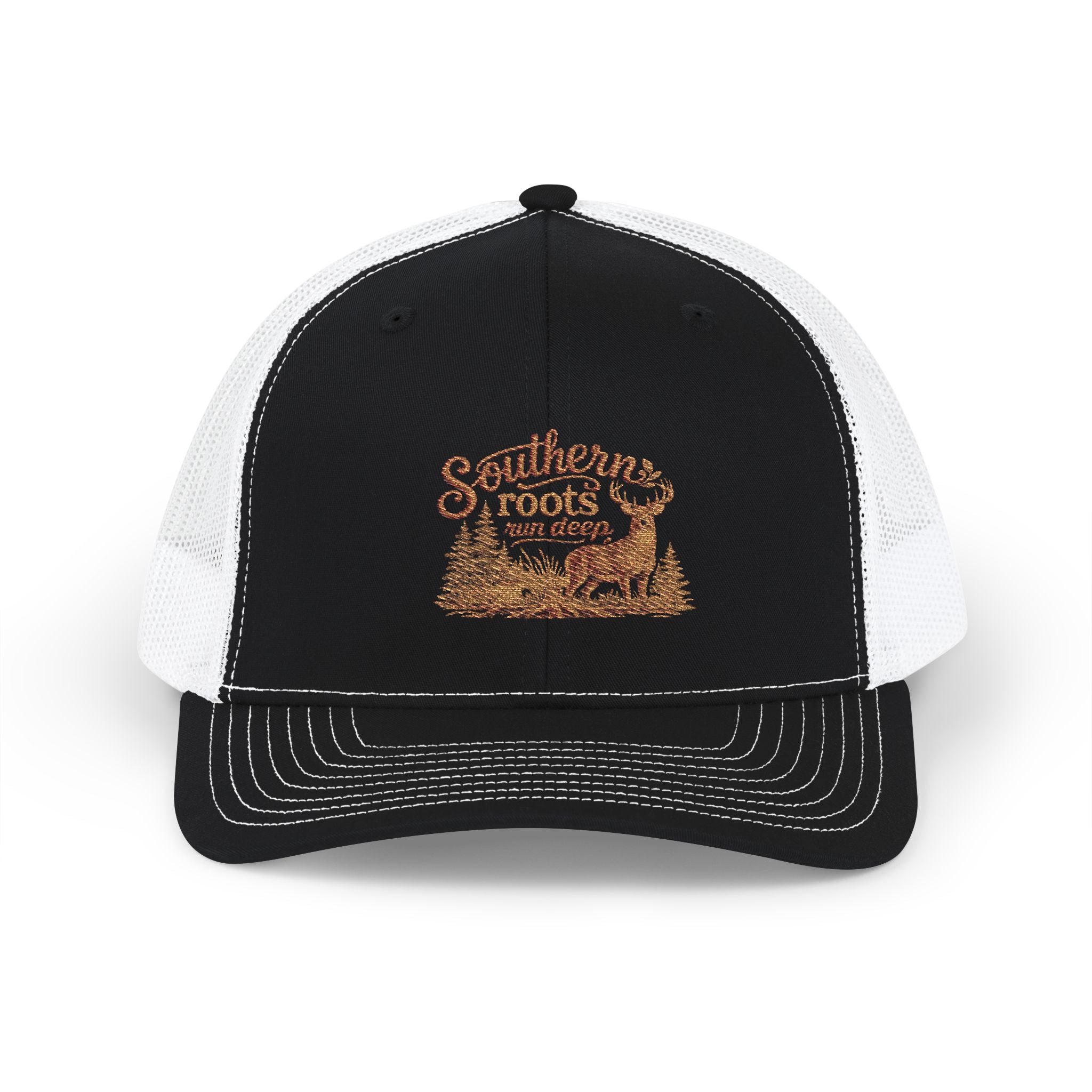 Snapback Trucker Cap - "Southern Roots Run Deep"
