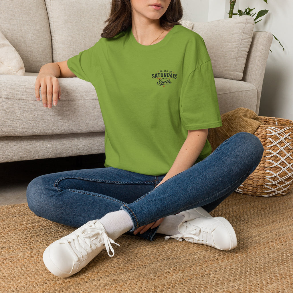 Raised On Saturdays In The South Vintage T-Shirt- Deep Sea Saturdays