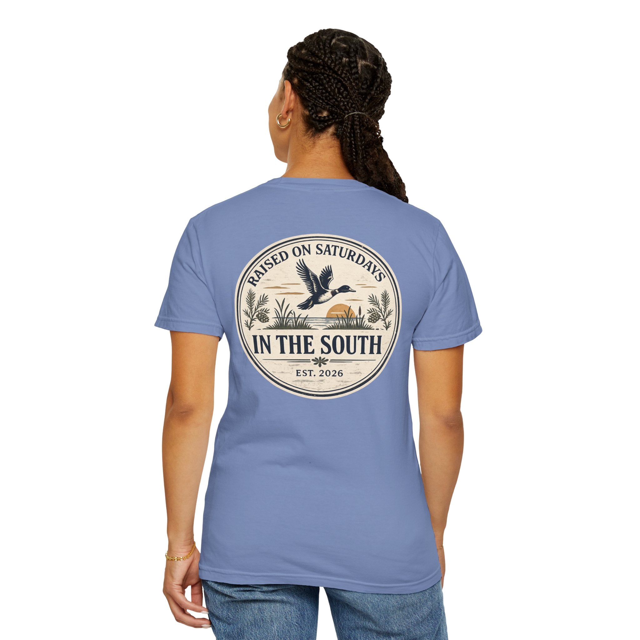 Raised On Saturdays In The South Classic T-Shirt - Duck Season