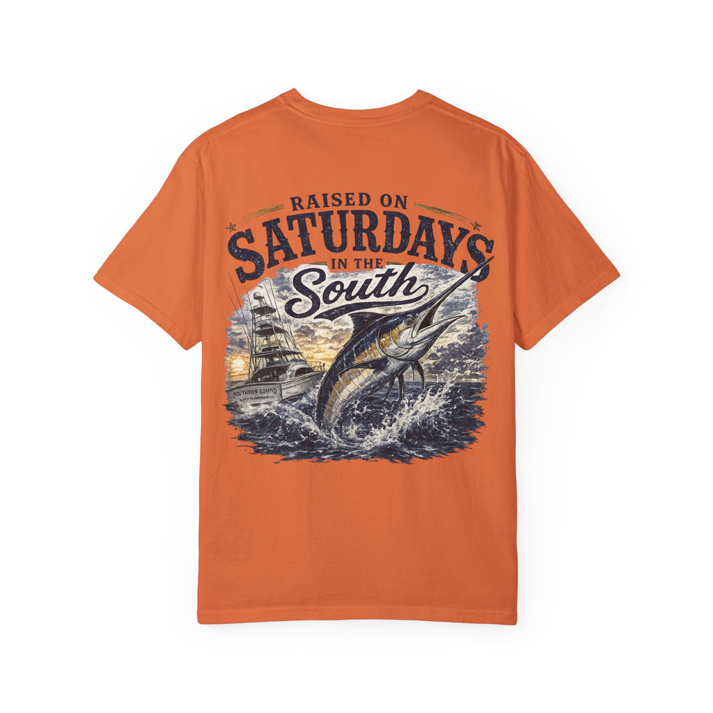 Raised On Saturdays In The South T-Shirt-Deep Sea Saturdays
