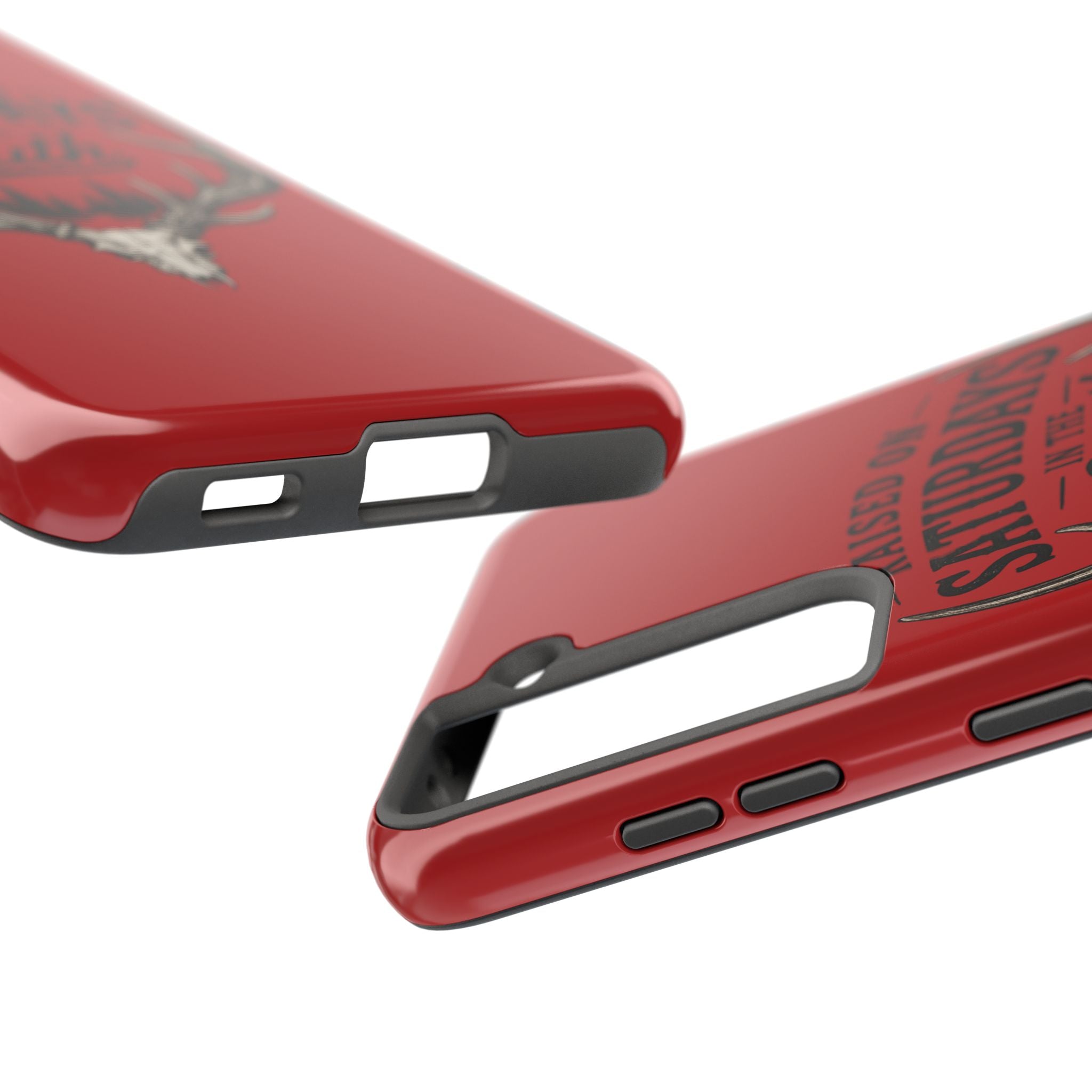 Raised On Saturdays In The South Phone Case-Spread Runs Deep In The Woods-(red)