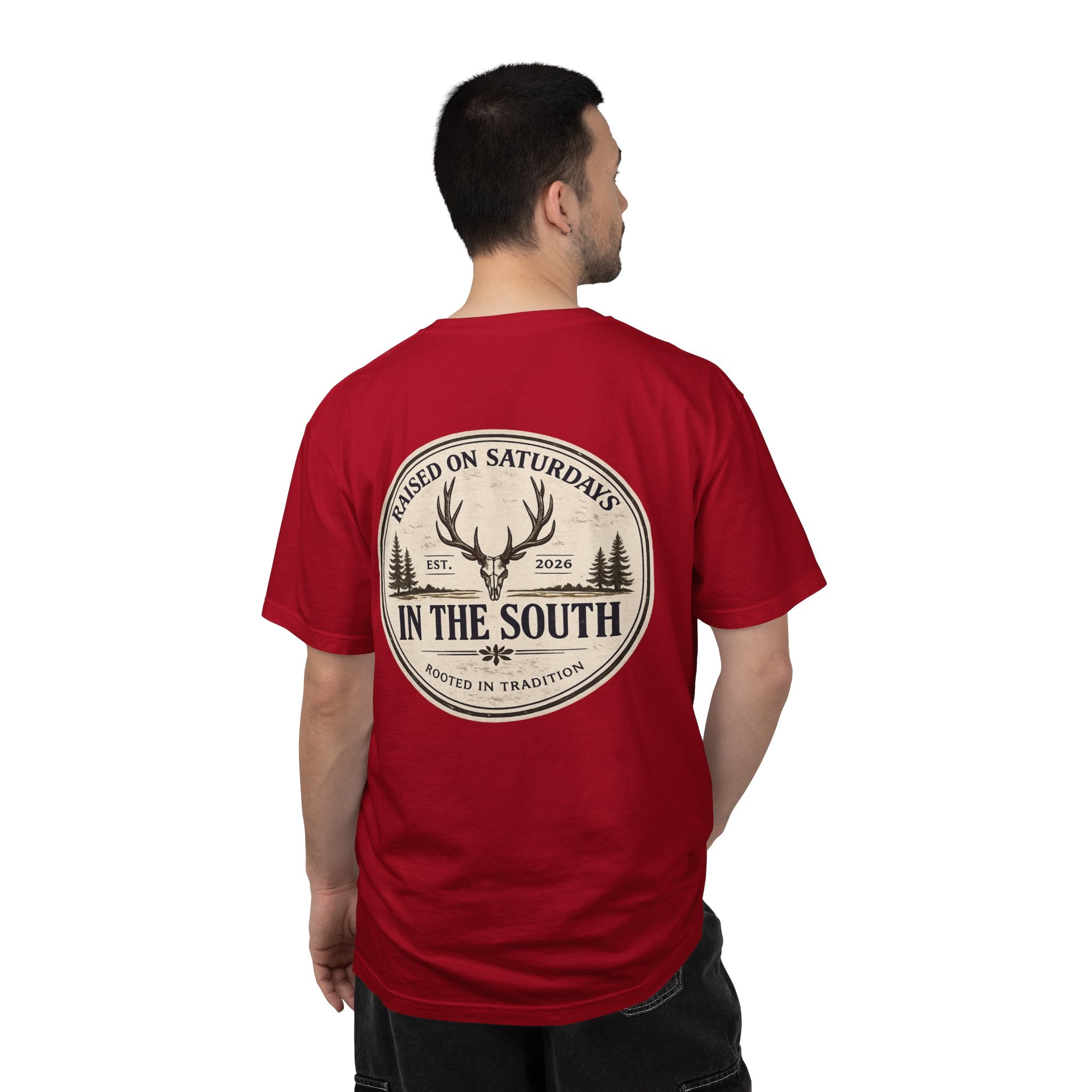 Raised On Saturdays In The South Classic T-Shirt — Deer Season