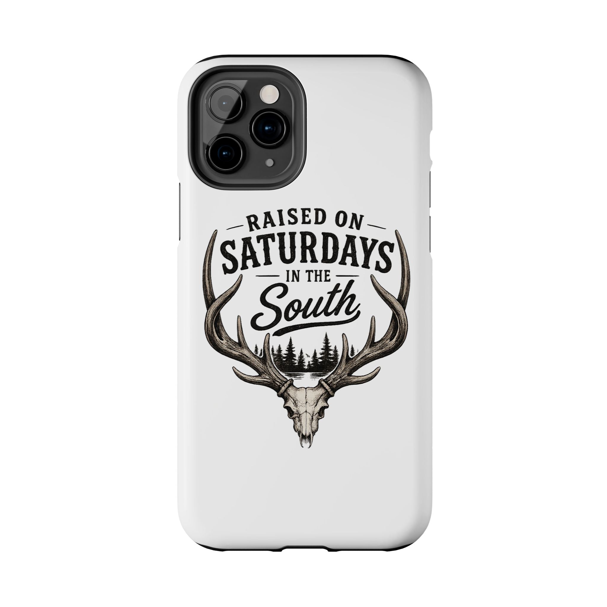 The Spreads Runs Deep In The Woods Phone Case-(white)