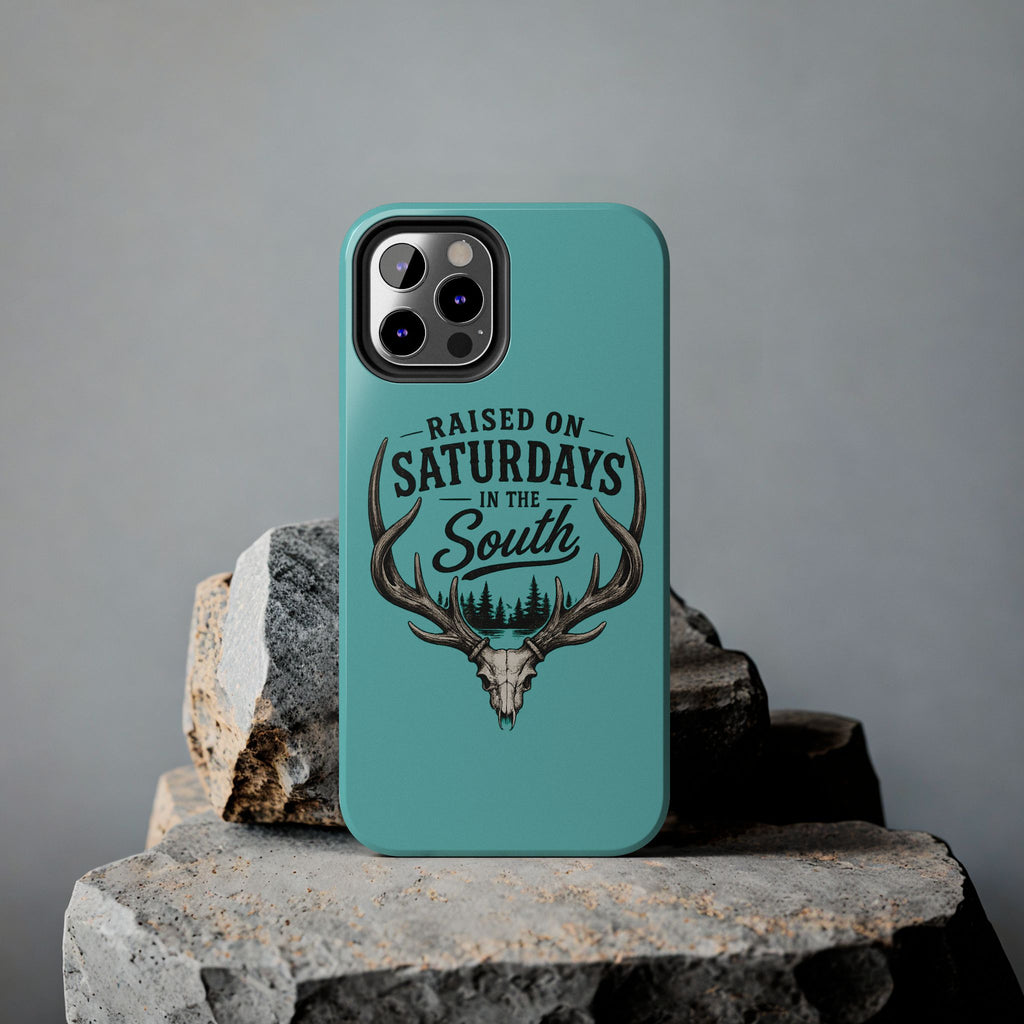 The Spreads Runs Deep In The Woods Phone Case-(blue)