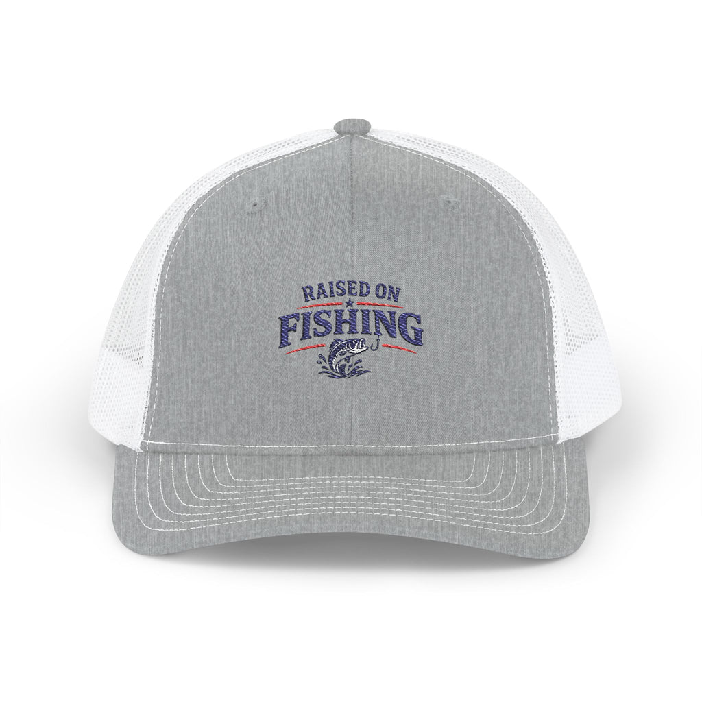 Snapback Trucker Cap — "Raised on Fishing"