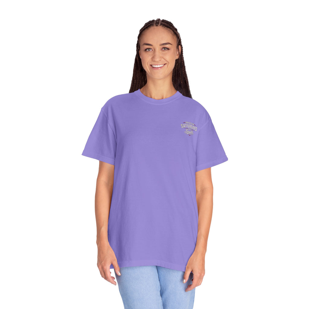 Raised On Saturdays In The South T-Shirt — Relaxing Saturday Morning In The Mountains