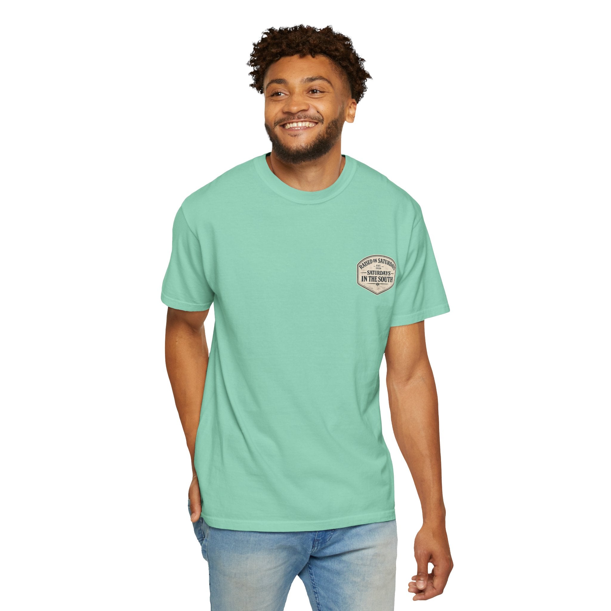 Raised On Saturdays In The South Classic T-Shirt- Fishin Season