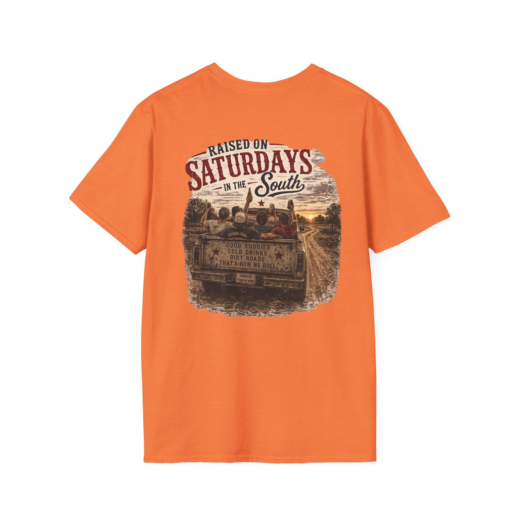 Raised On Saturdays In The South Vintage T-Shirt - Good Riding Buddies