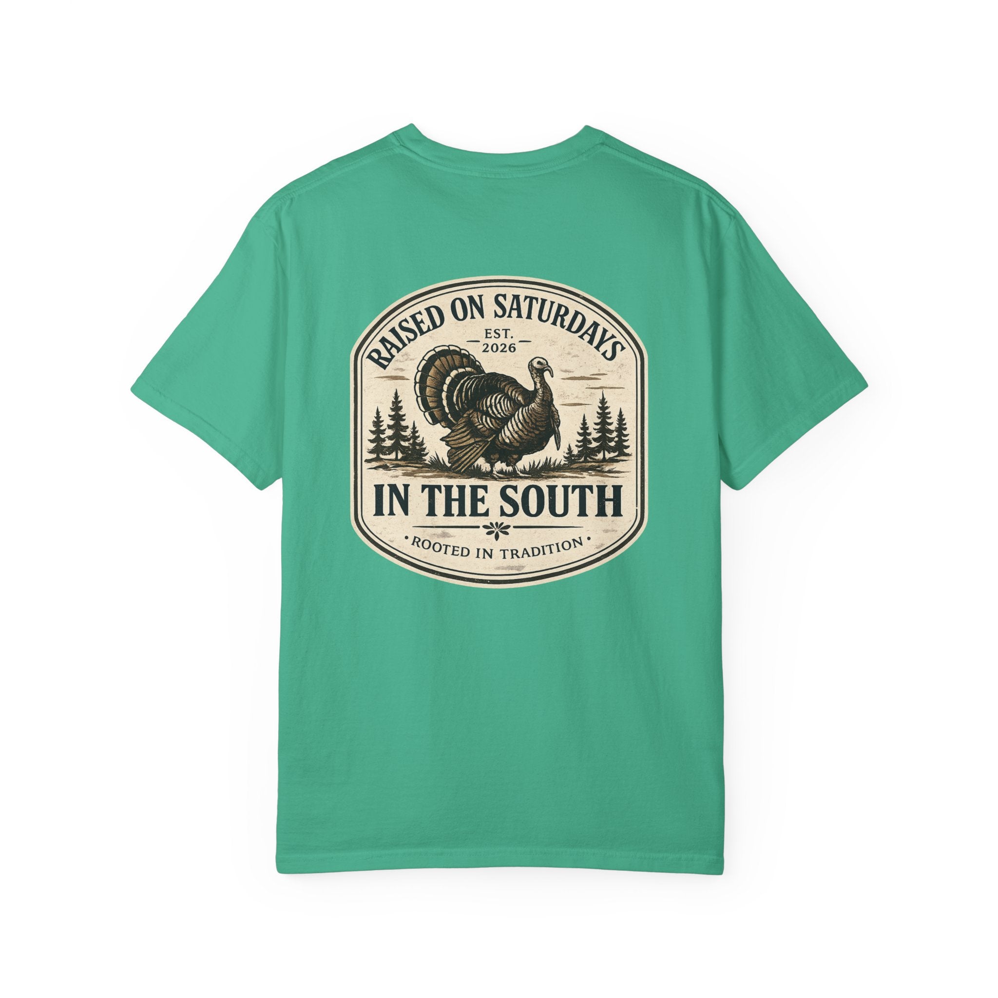 Raised On Saturdays In The South Southern Turkey Hunting T-Shirt
