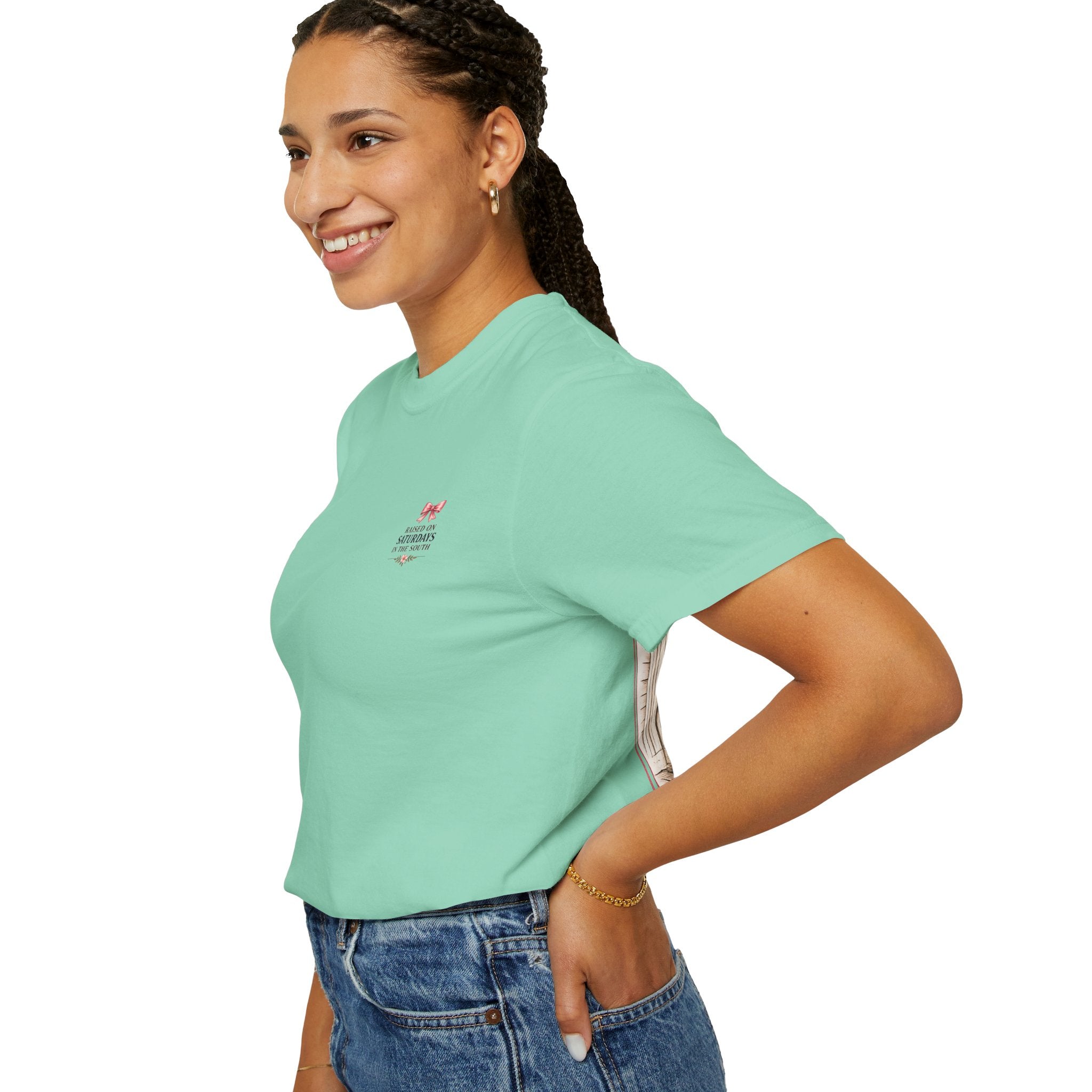 Raised On Saturdays In The South T-shirt