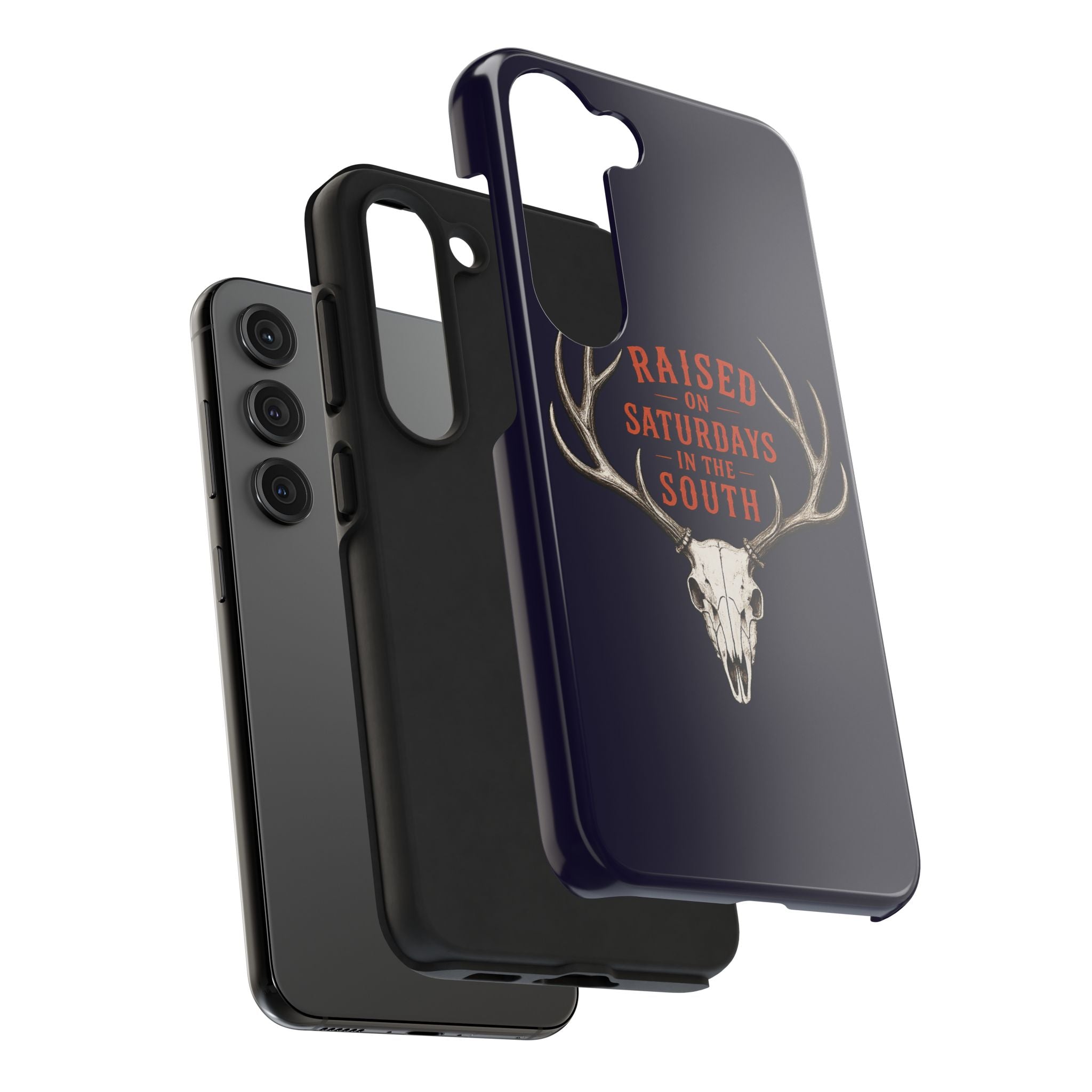 The Spreads Runs Deep In The Woods Phone Case-(blue)