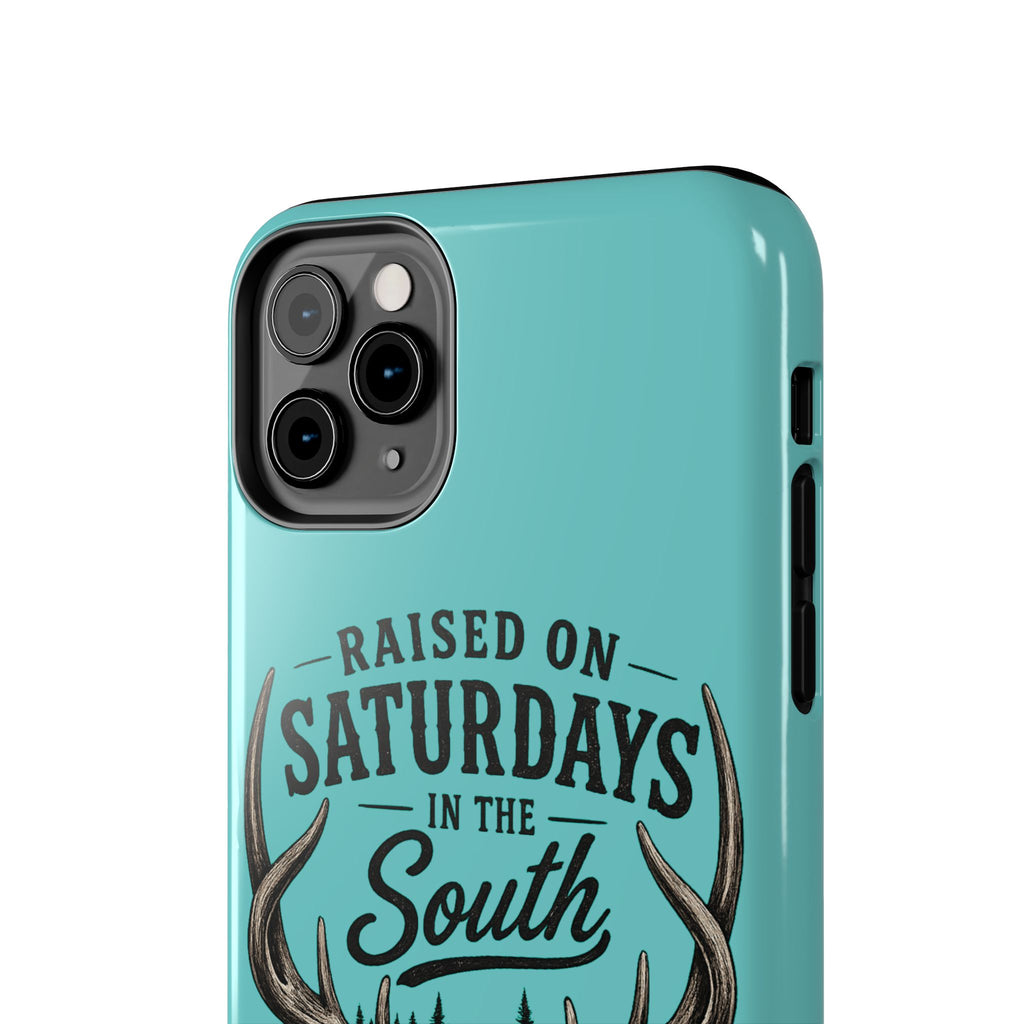The Spreads Runs Deep In The Woods Phone Case-(blue)