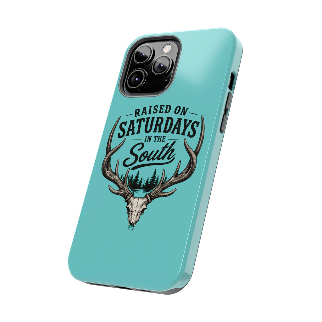 The Spreads Runs Deep In The Woods Phone Case-(blue)
