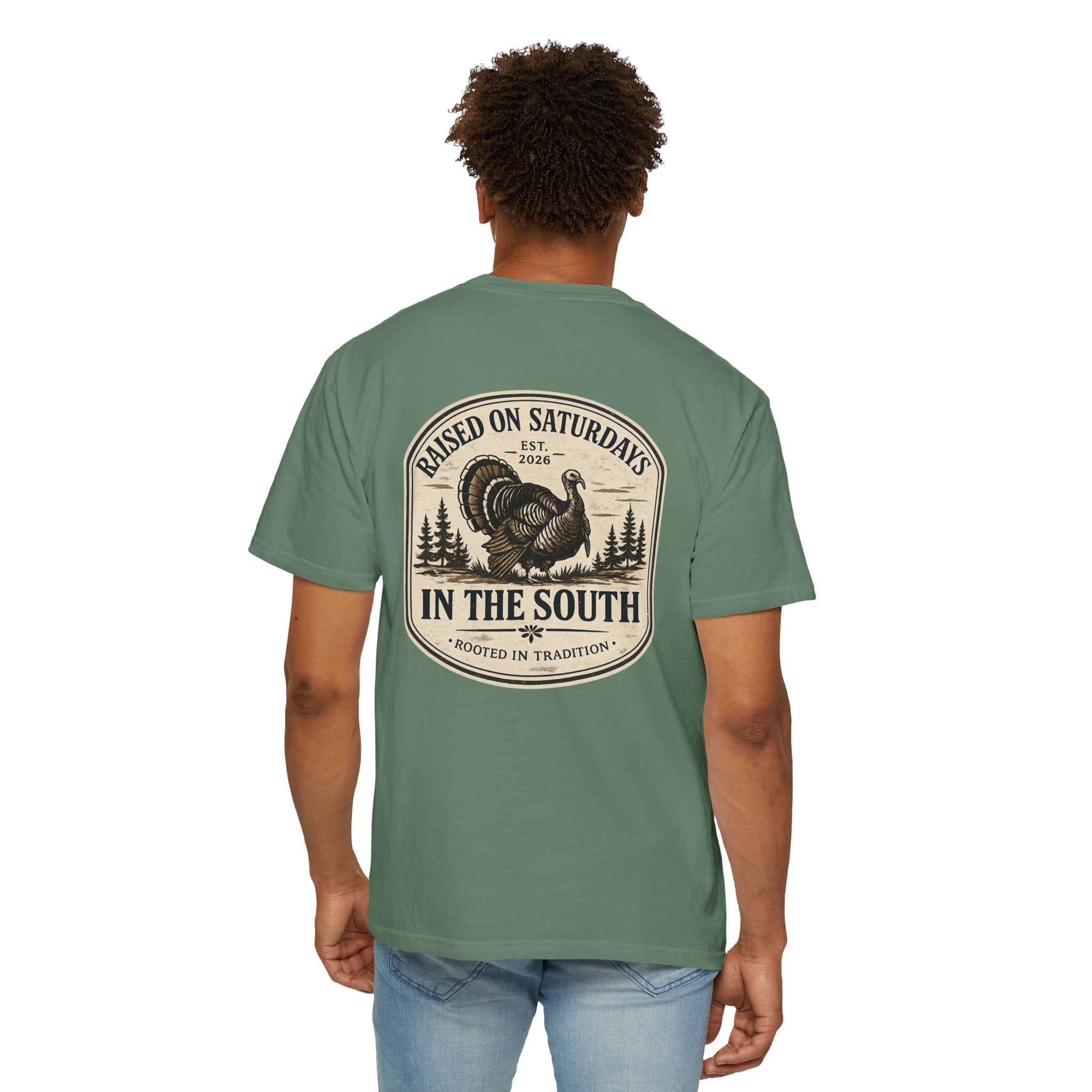 Raised On Saturdays In The South Southern Turkey Hunting T-Shirt