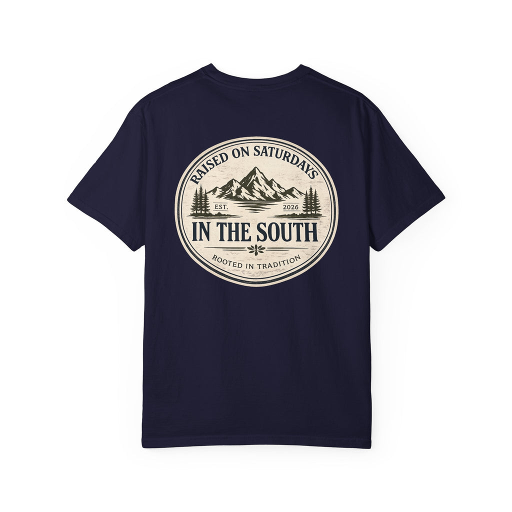 Raised On Saturdays In The South Classic T-Shirt-Mountain Seasons
