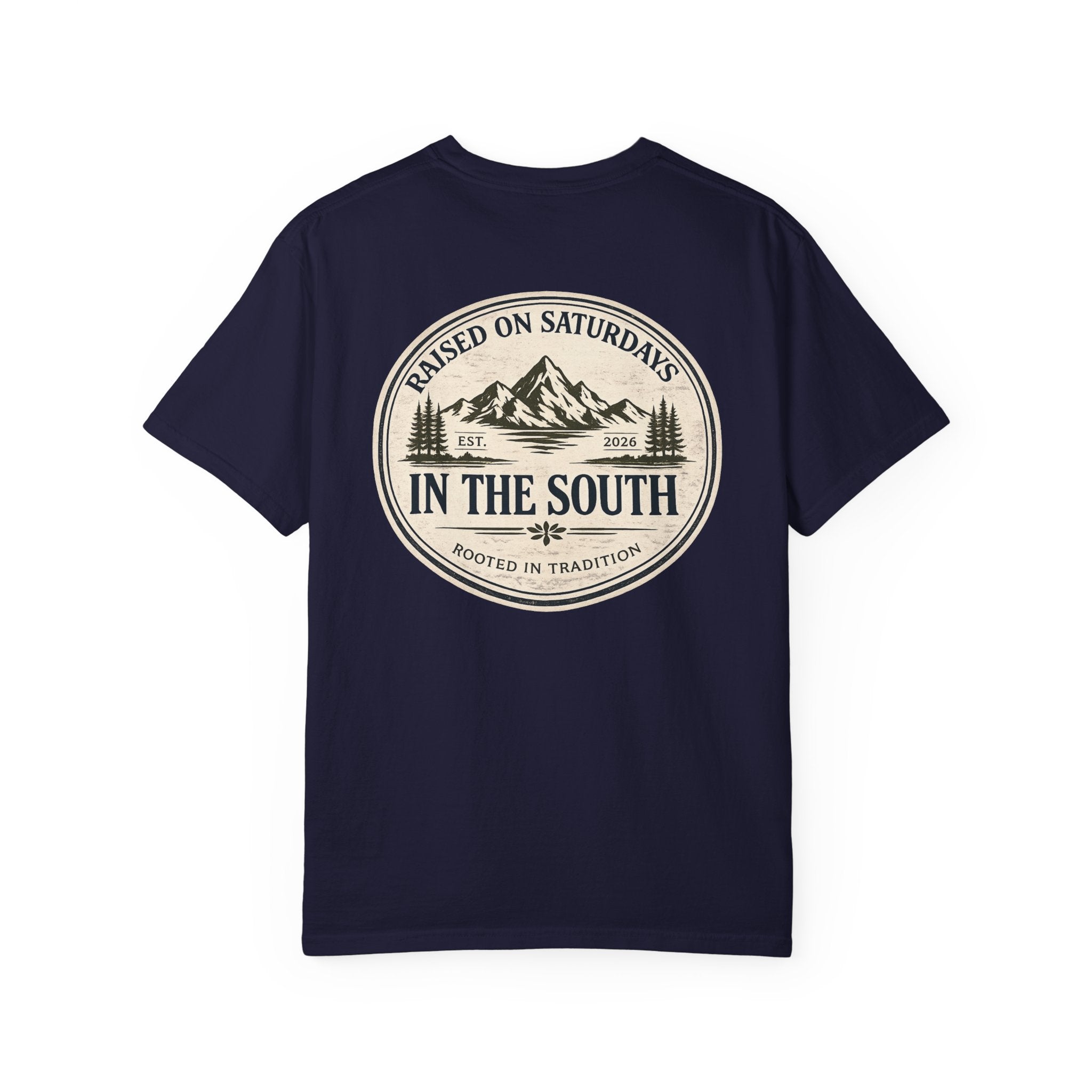 Raised On Saturdays In The South Classic T-Shirt-Mountain Seasons
