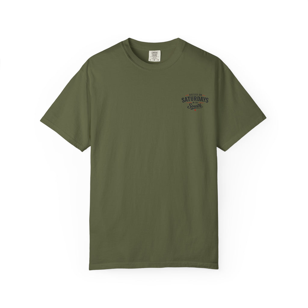 Raised On Saturdays In The South T-Shirt — Circle Of Freedom-4th Of July Collection