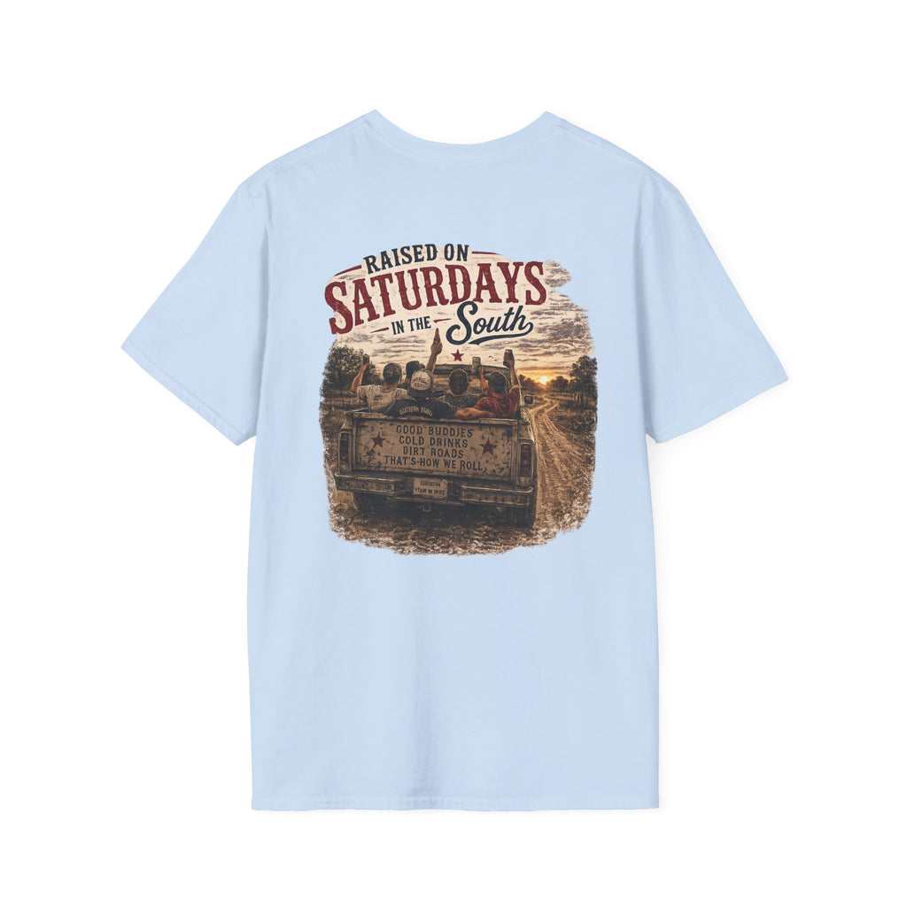 Raised On Saturdays In The South Vintage T-Shirt - Good Riding Buddies