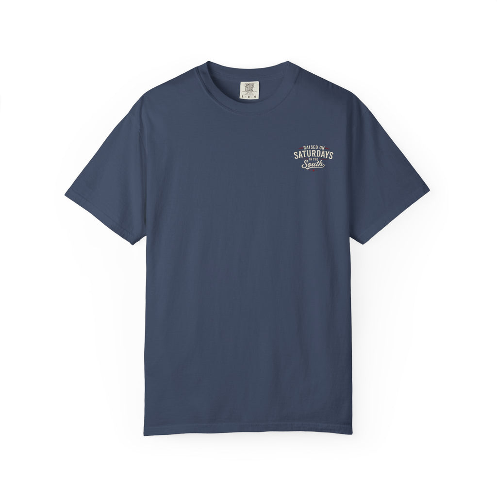 Raised On Saturdays In The South T-Shirt — Relaxing Saturday Morning In The Mountains