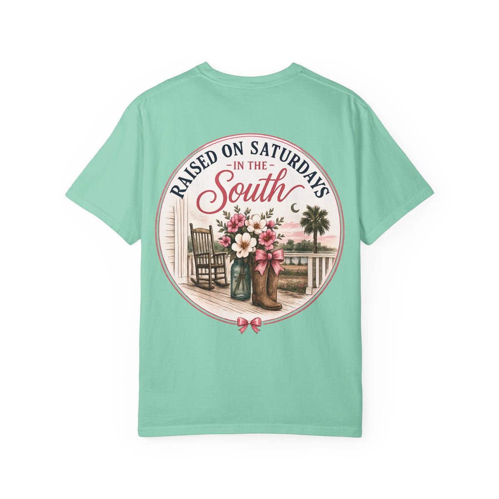 Raised On Saturdays In The South T-shirt