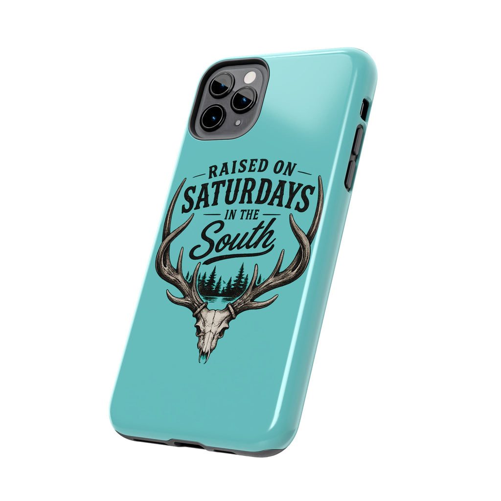 The Spreads Runs Deep In The Woods Phone Case-(blue)