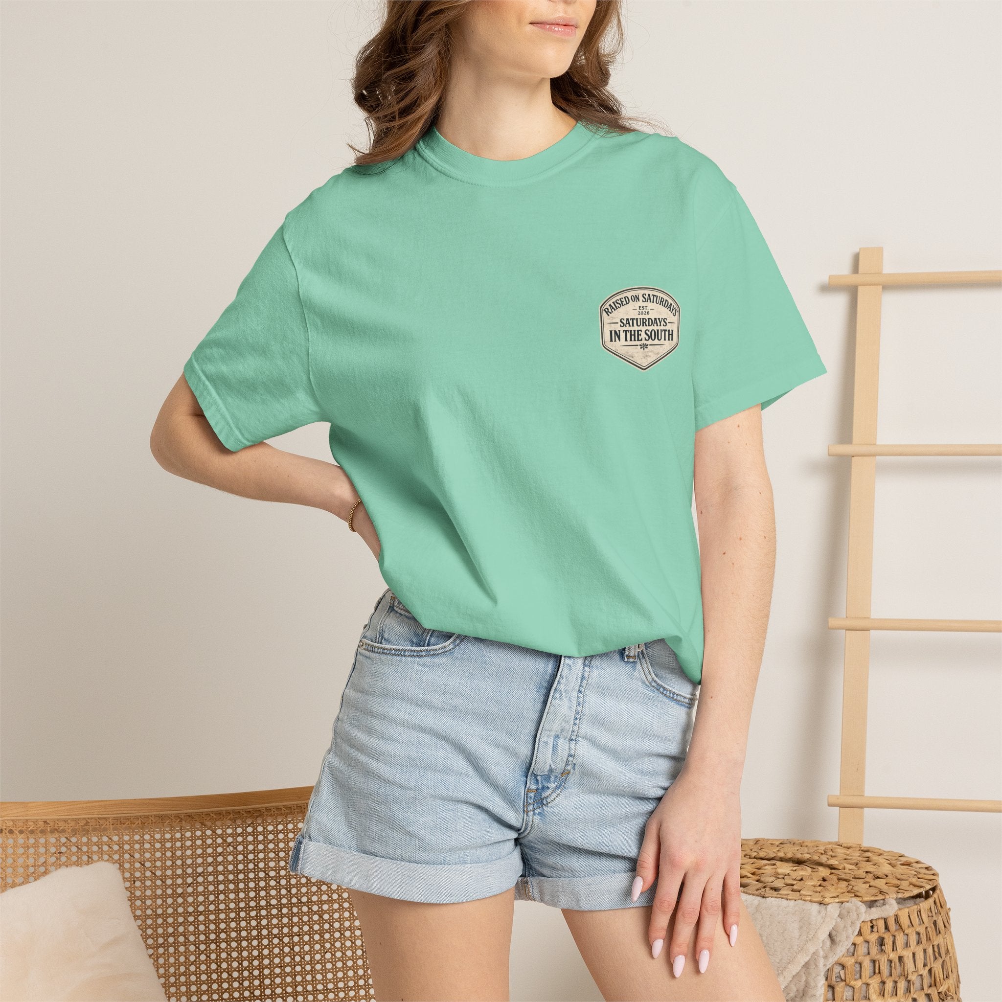 Raised On Saturdays In The South Classic T-Shirt - Duck Season