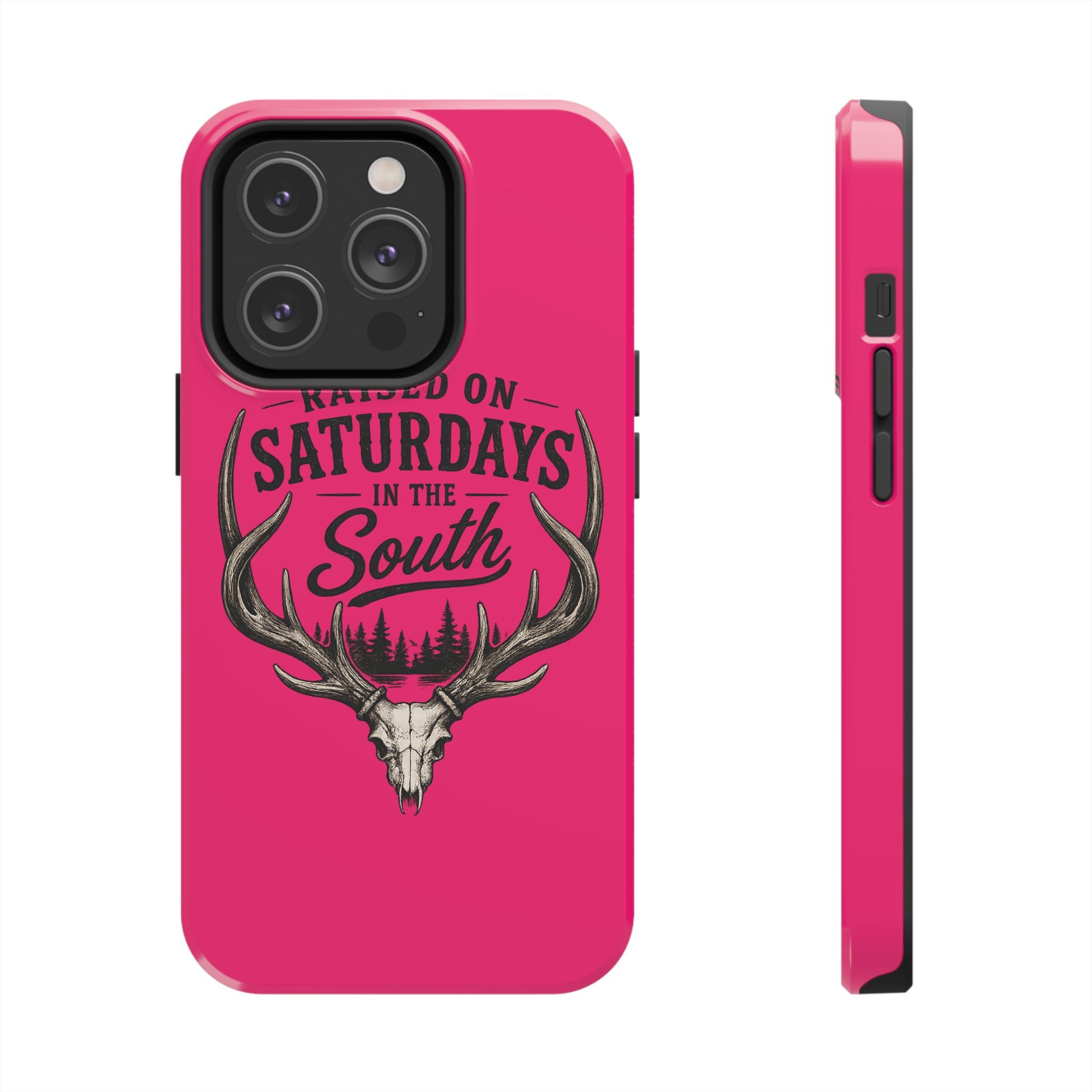 The Spreads Runs Deep In The Woods Phone Case-(pink)