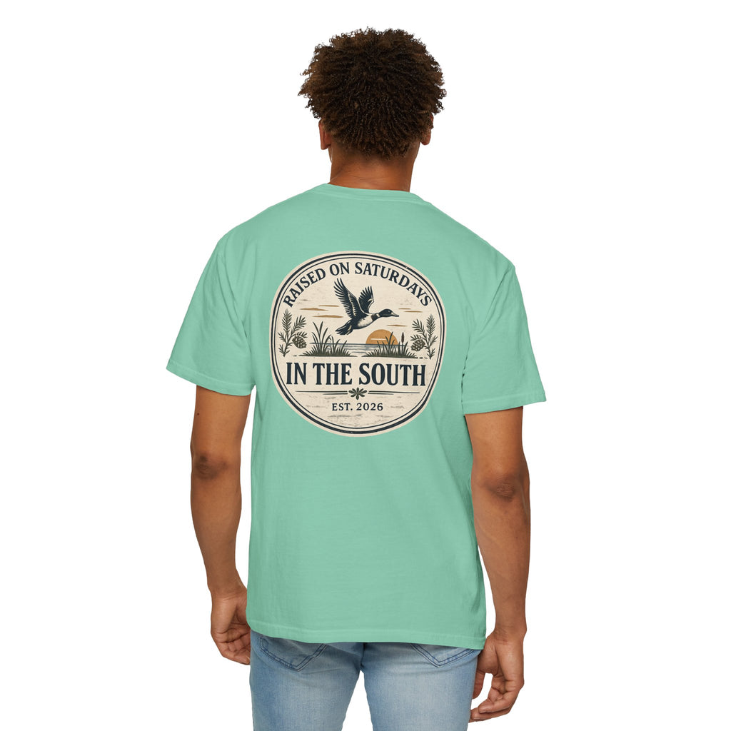Raised On Saturdays In The South Classic T-Shirt - Duck Season
