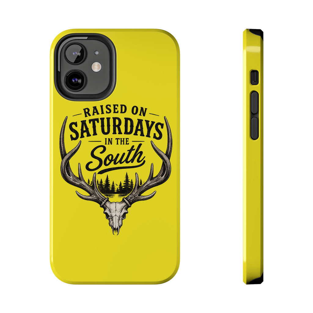 Raised On Saturdays In The South Phone Case-Spread Runs Deep In The Woods-(yellow)