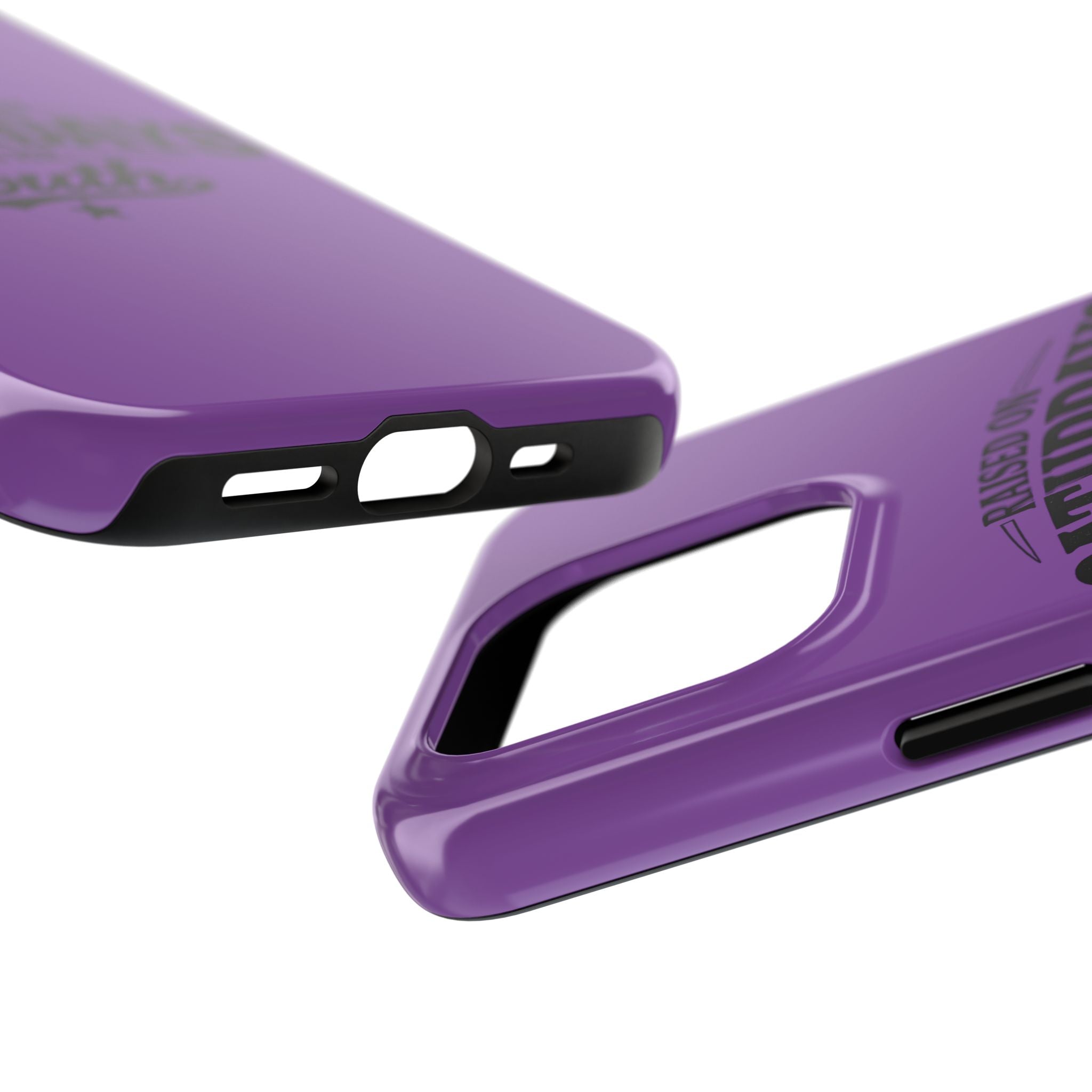 Raised On Saturdays In The South Phone Case-(purple)