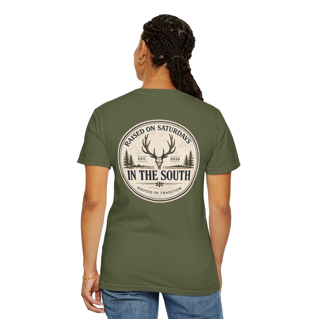 Raised On Saturdays In The South Classic T-Shirt — Deer Season
