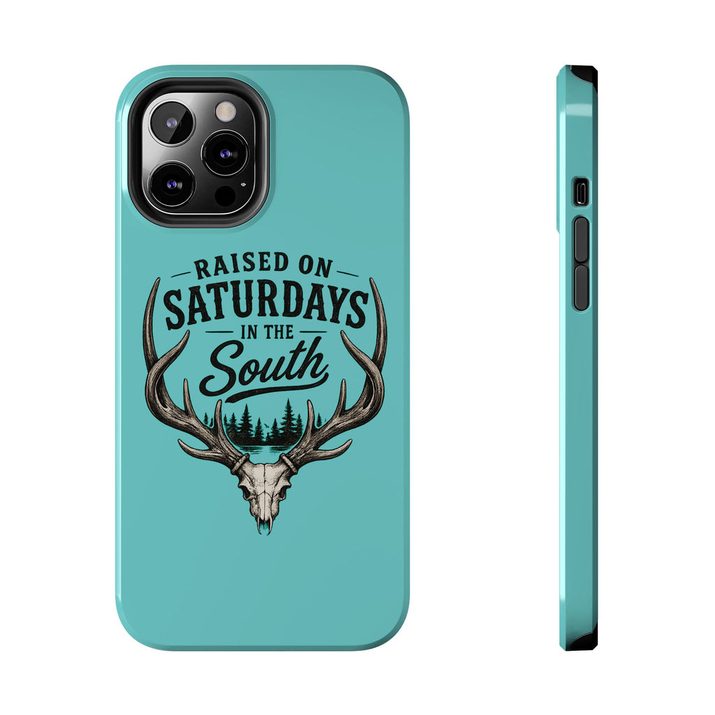 The Spreads Runs Deep In The Woods Phone Case-(blue)