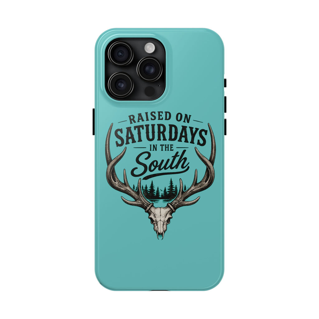 The Spreads Runs Deep In The Woods Phone Case-(blue)
