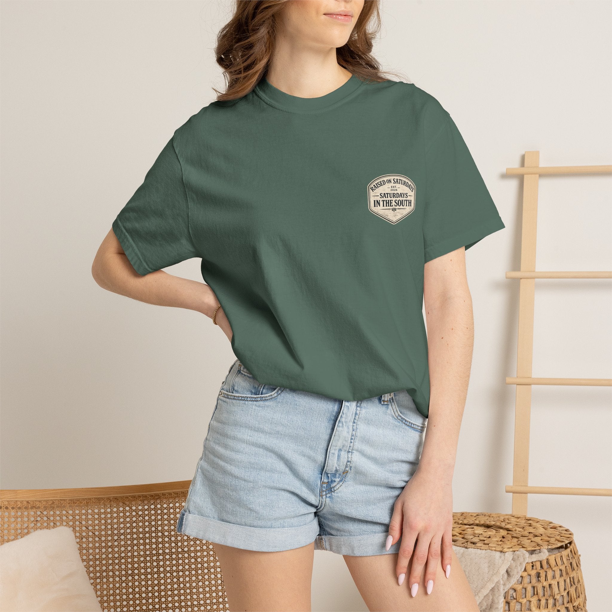 Raised On Saturdays In The South Classic T-Shirt- Fishin Season
