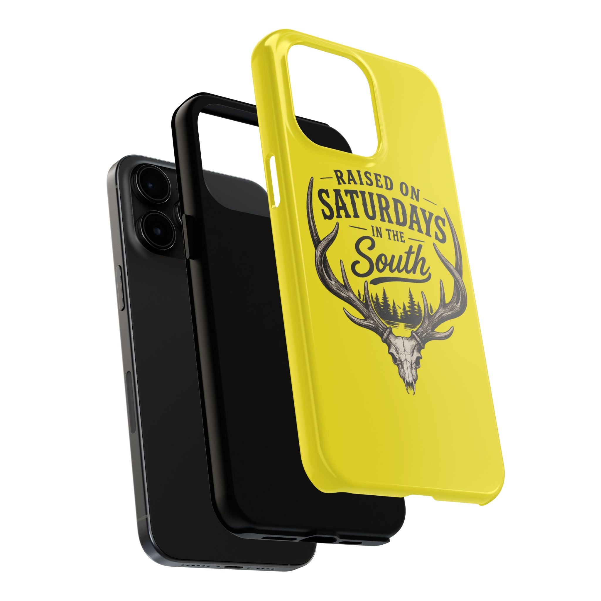 Raised On Saturdays In The South Phone Case-Spread Runs Deep In The Woods-(yellow)