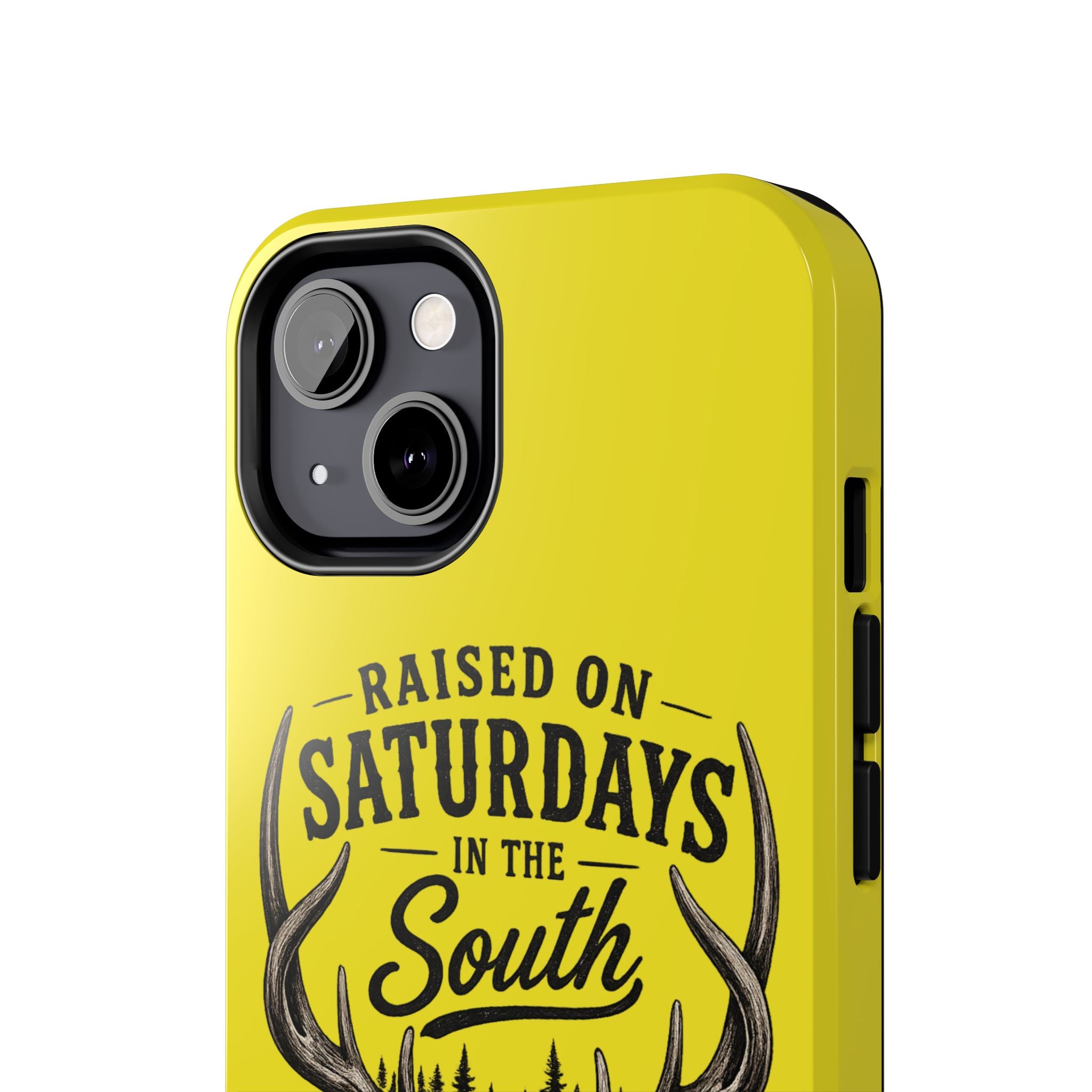 Raised On Saturdays In The South Phone Case-Spread Runs Deep In The Woods-(yellow)
