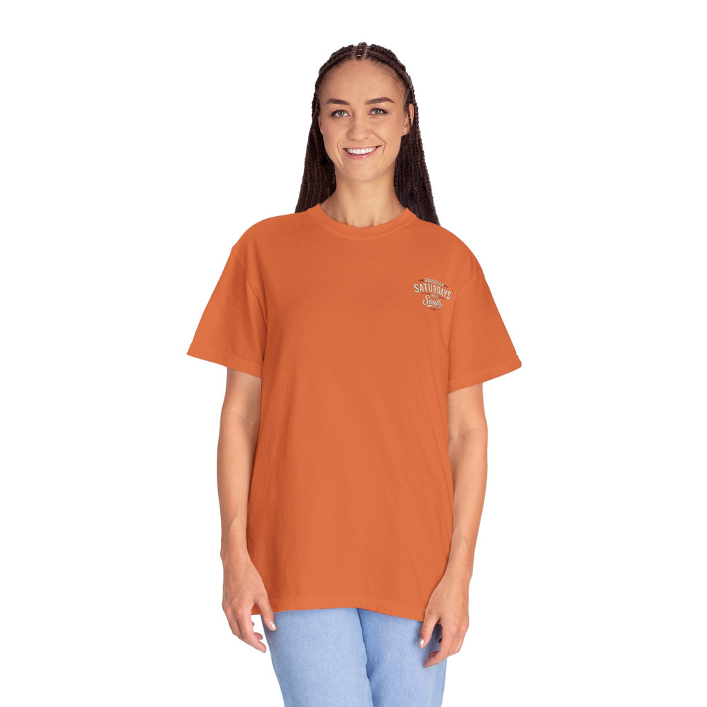 Raised On Saturdays In The South T-Shirt — Relaxing Saturday Morning In The Mountains