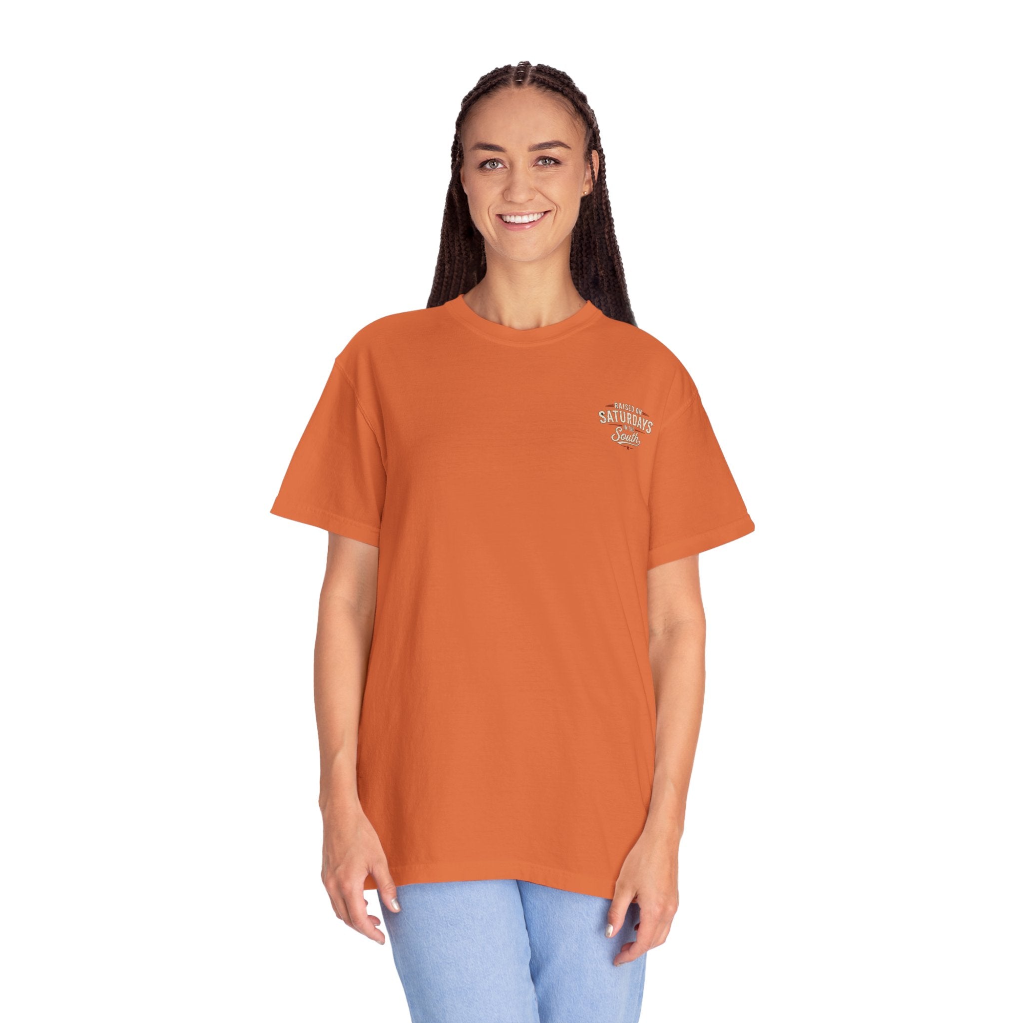 Raised On Saturdays In The South T-Shirt — Relaxing Saturday Morning In The Mountains