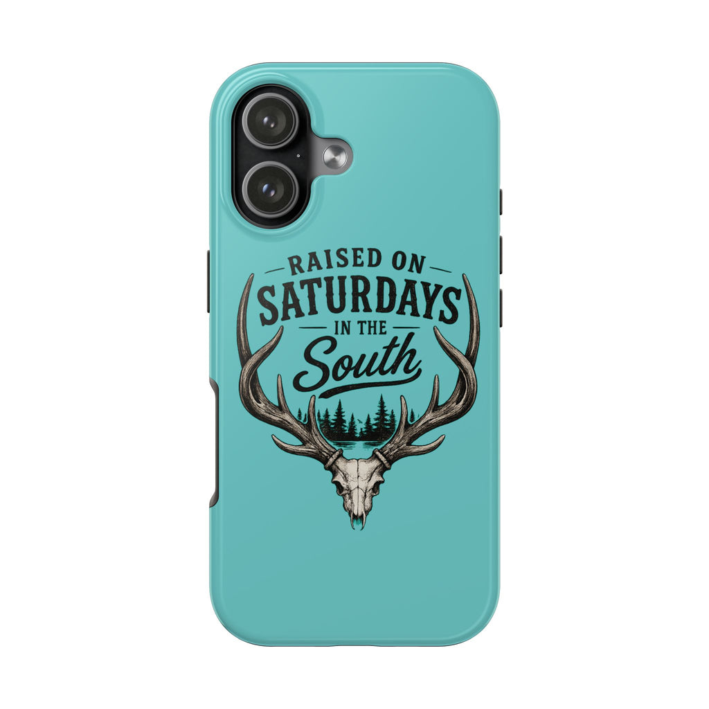 The Spreads Runs Deep In The Woods Phone Case-(blue)