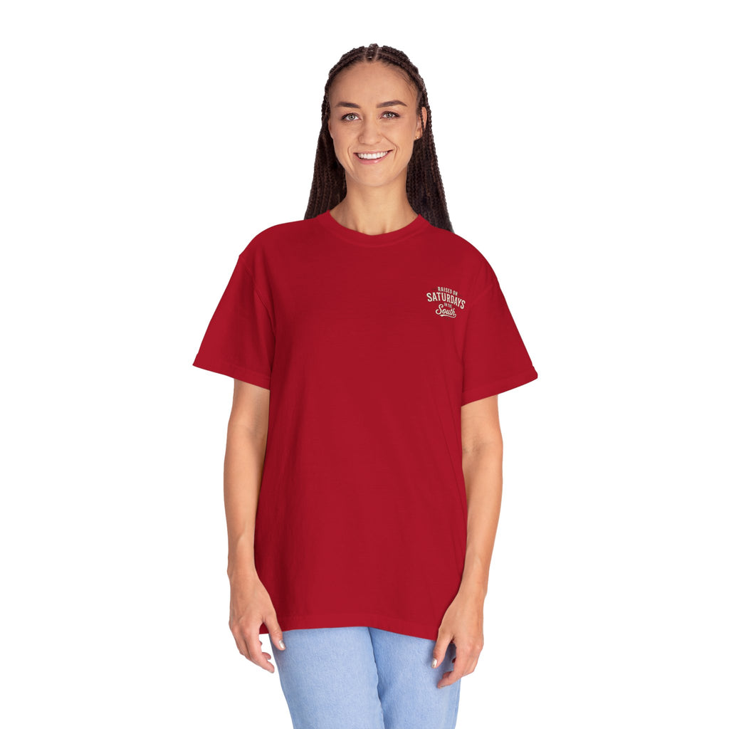 Raised On Saturdays In The South T-Shirt — Relaxing Saturday Morning In The Mountains