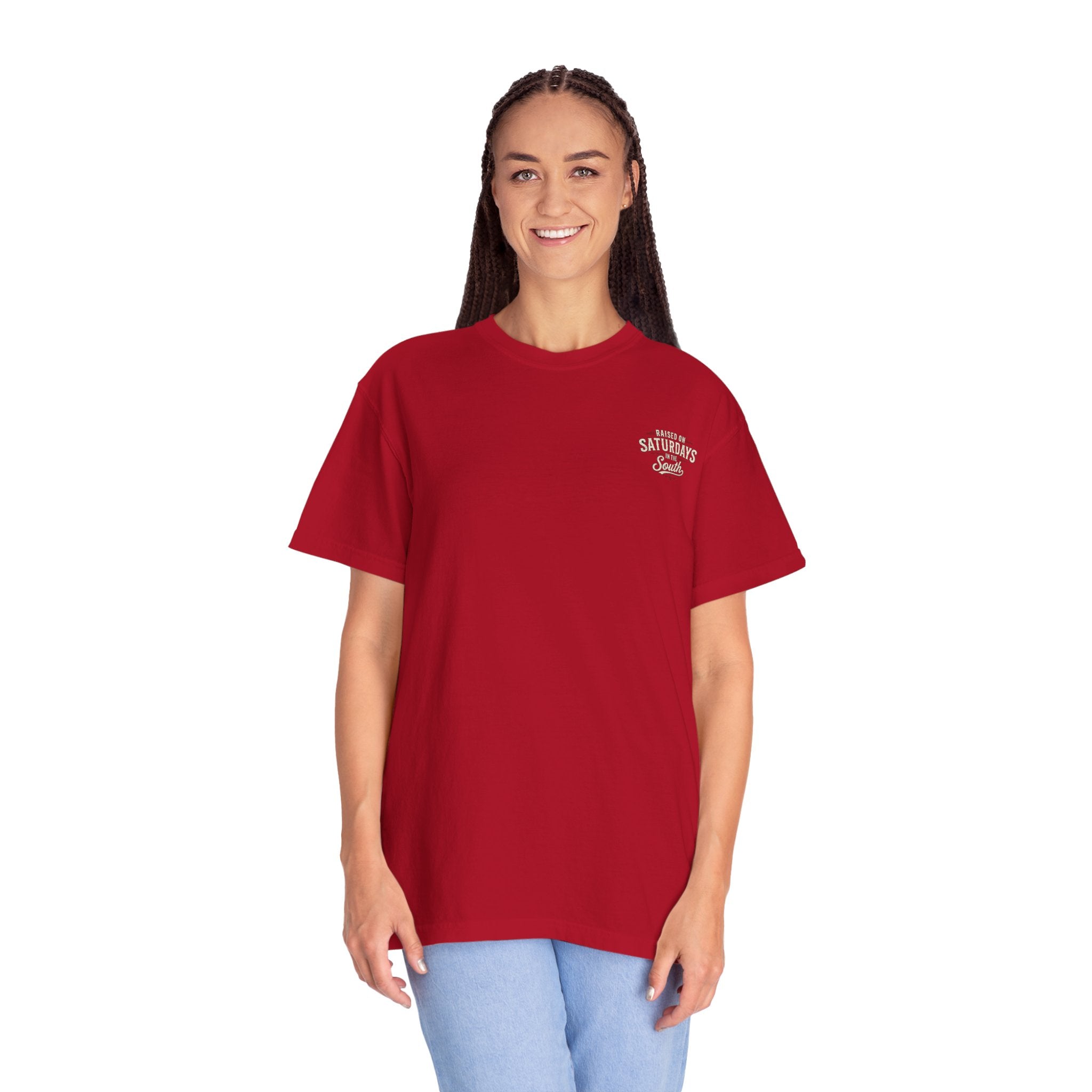 Raised On Saturdays In The South T-Shirt — Relaxing Saturday Morning In The Mountains