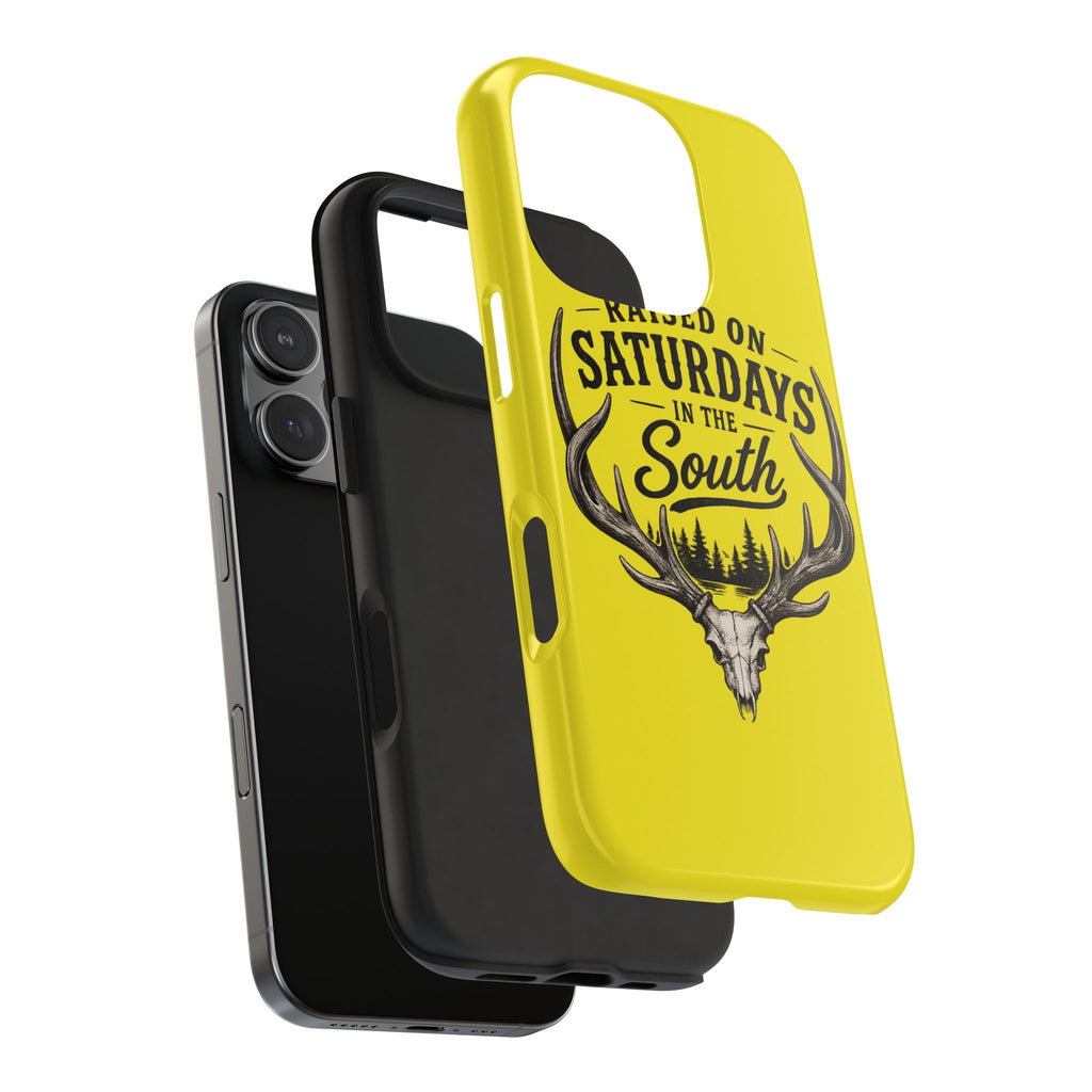 Raised On Saturdays In The South Phone Case-Spread Runs Deep In The Woods-(yellow)