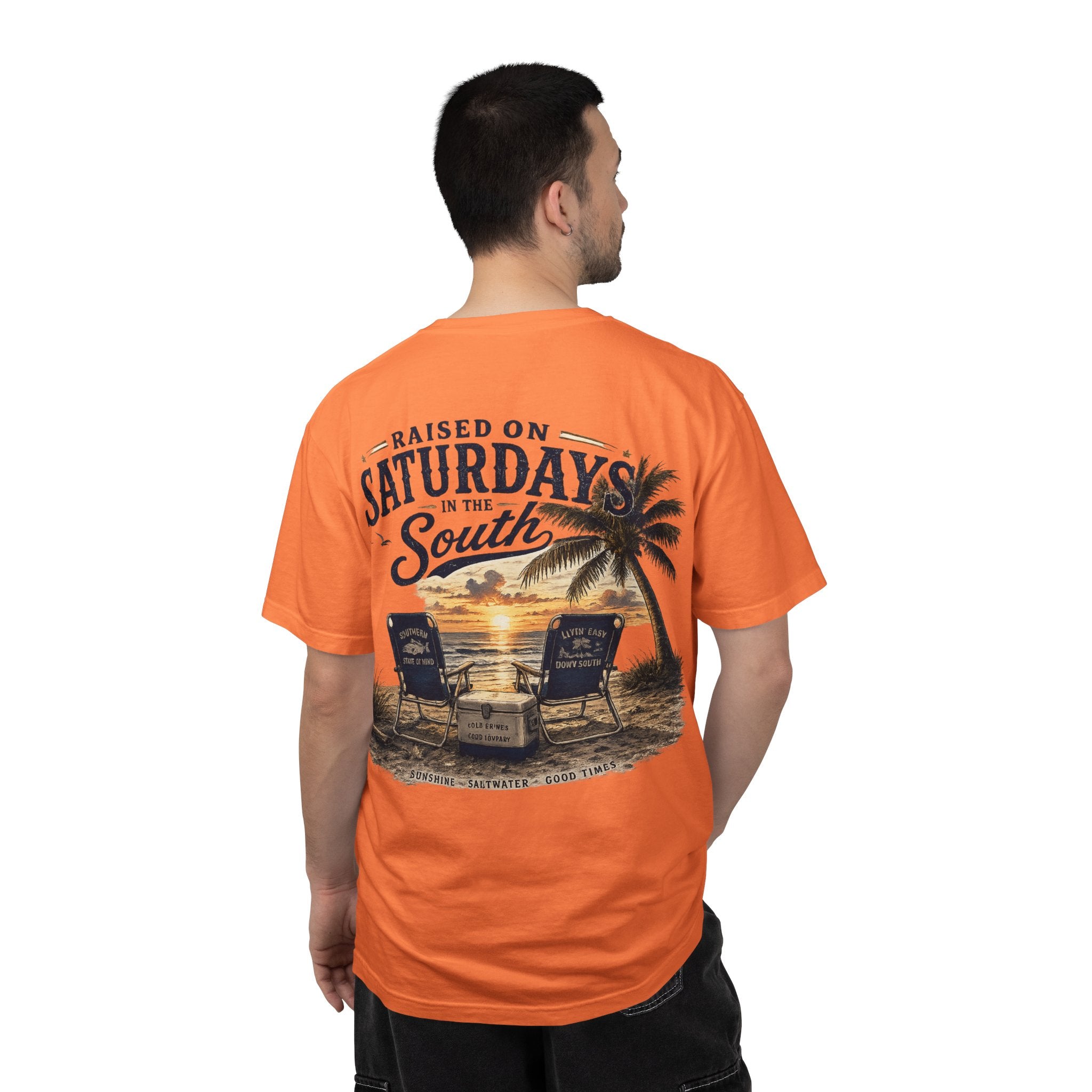 Raised On Saturdays In The South T-Shirt — Beachin It On Summer Saturdays