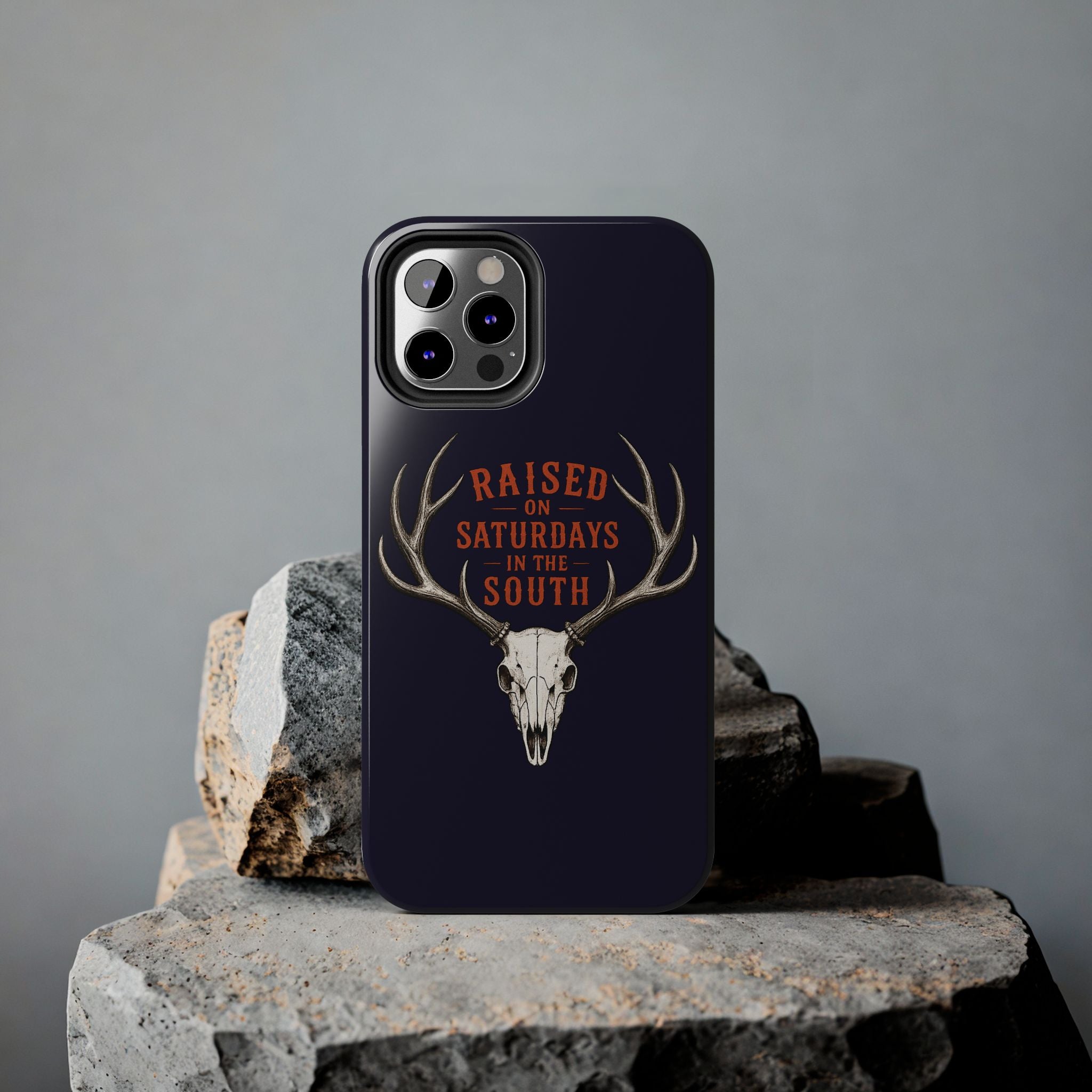 The Spreads Runs Deep In The Woods Phone Case-(blue)