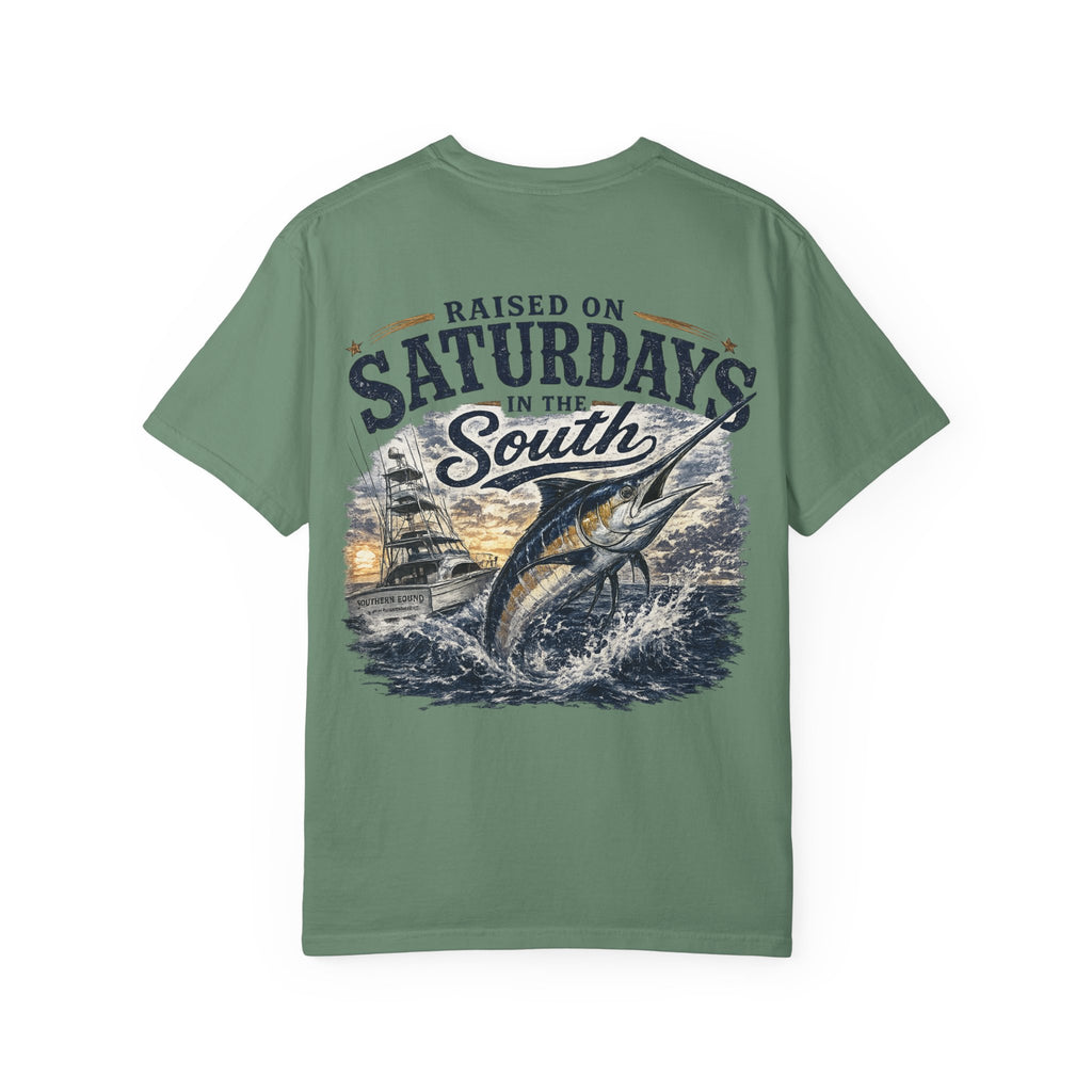 Raised On Saturdays In The South T-Shirt-Deep Sea Saturdays