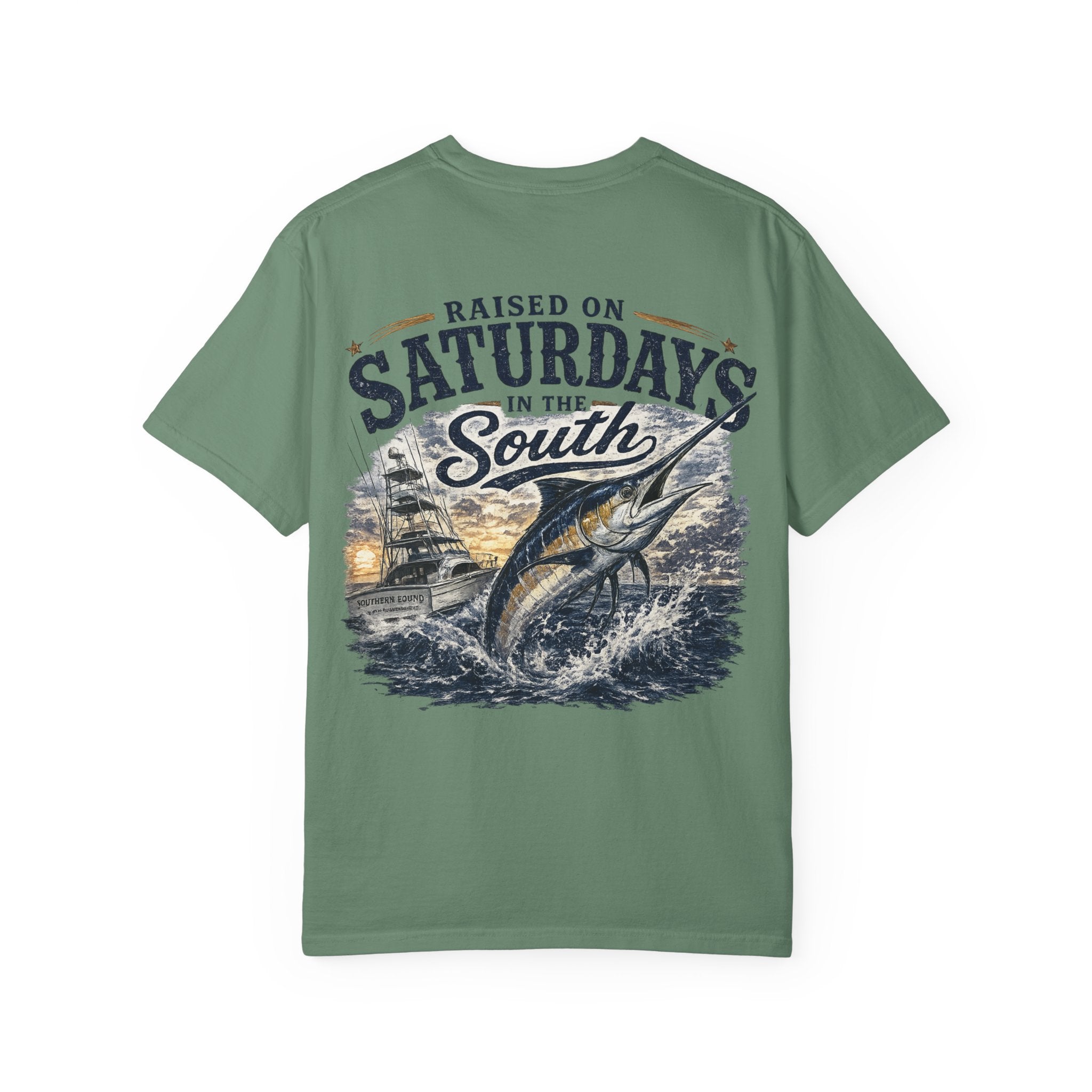 Raised On Saturdays In The South T-Shirt-Deep Sea Saturdays