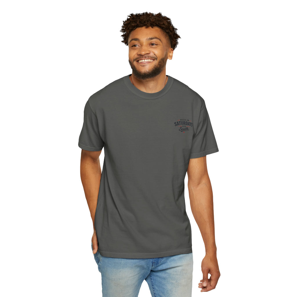 Raised On Saturdays In The South T-Shirt — Circle Of Freedom-4th Of July Collection