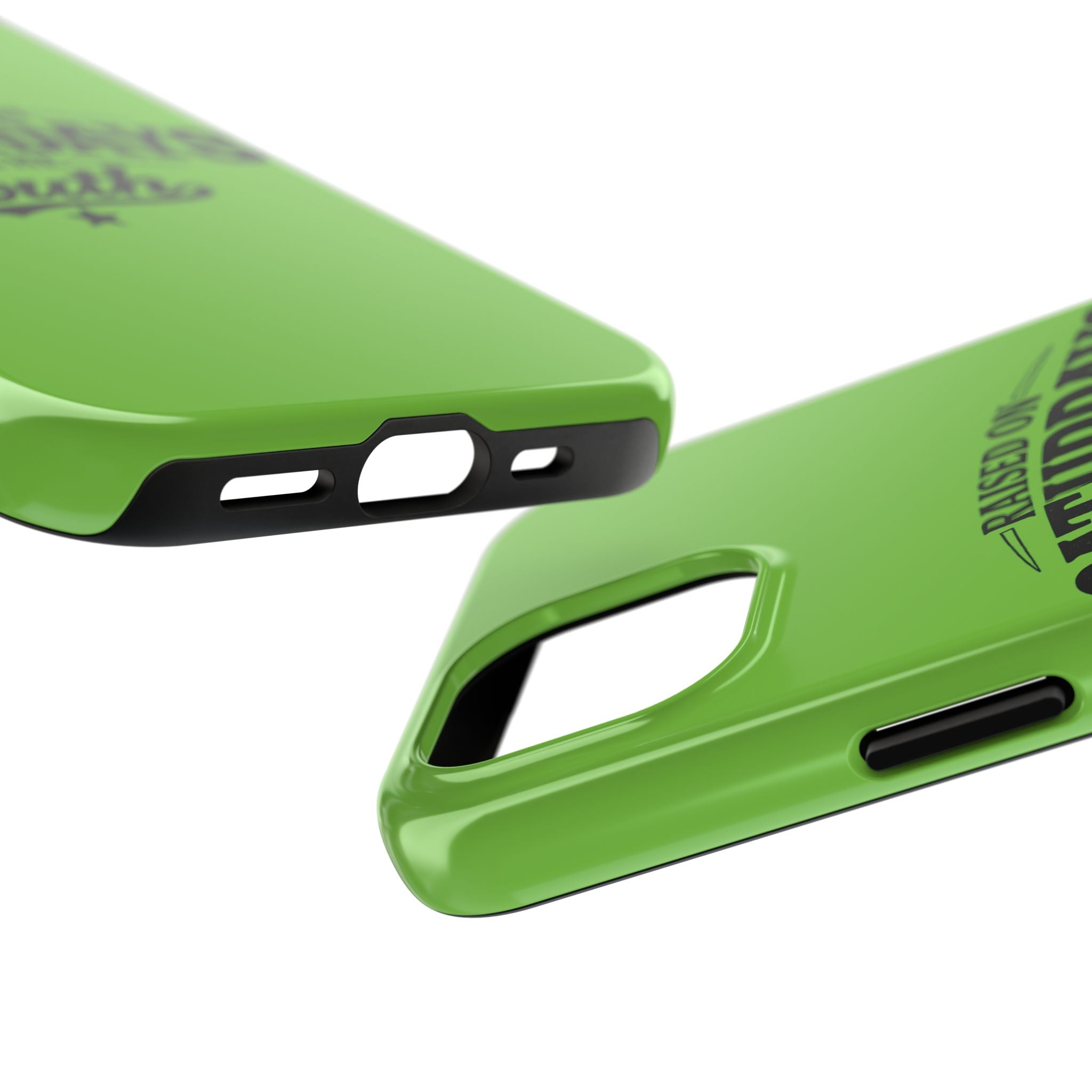 Raised On Saturdays In The South Phone Case-(green)