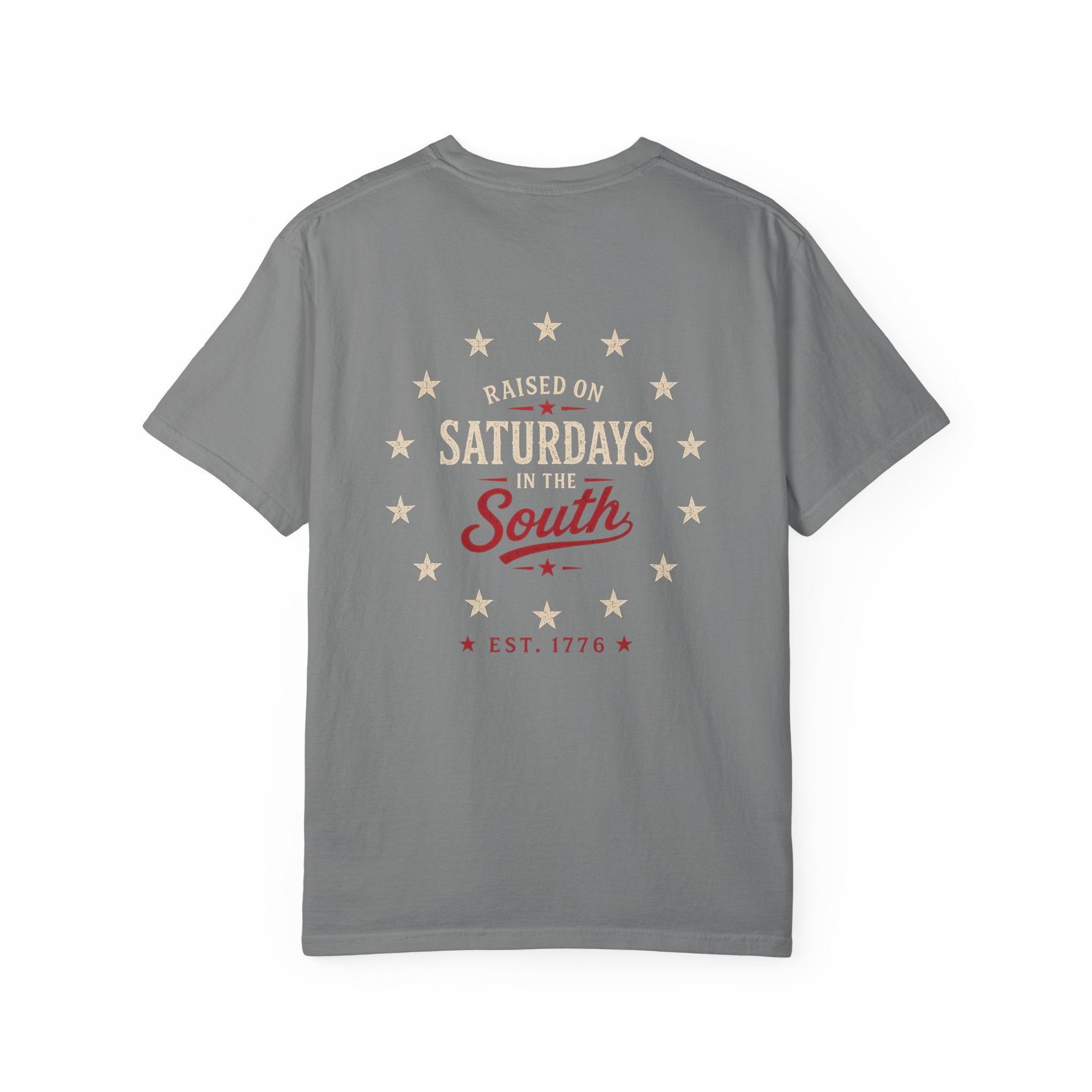 Raised On Saturdays In The South T-Shirt — Southern Freedom-4th Of July Collection