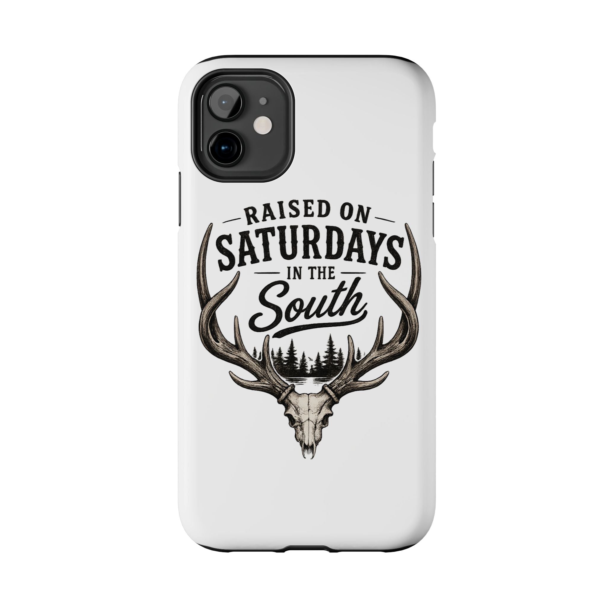 The Spreads Runs Deep In The Woods Phone Case-(white)